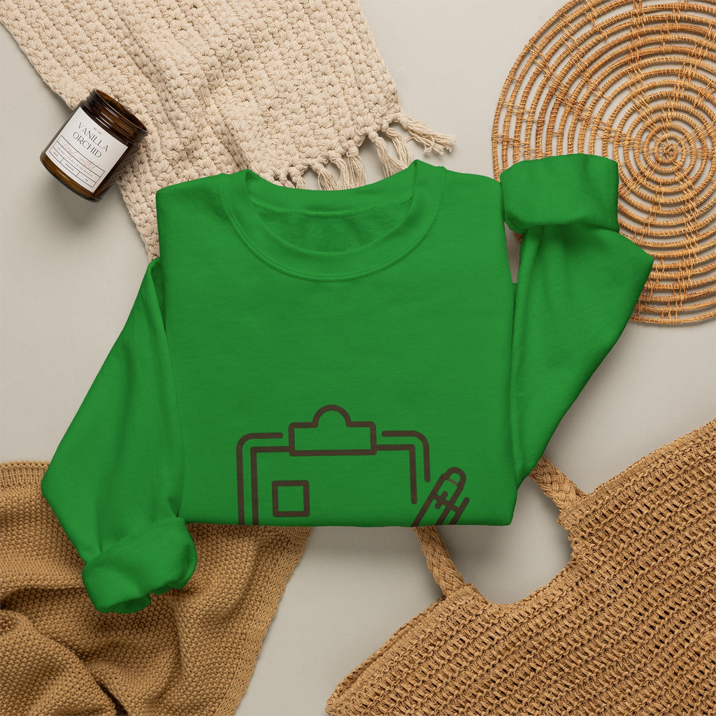 Checklist Crewneck Sweatshirt — Minimal Planner Icon Pullover