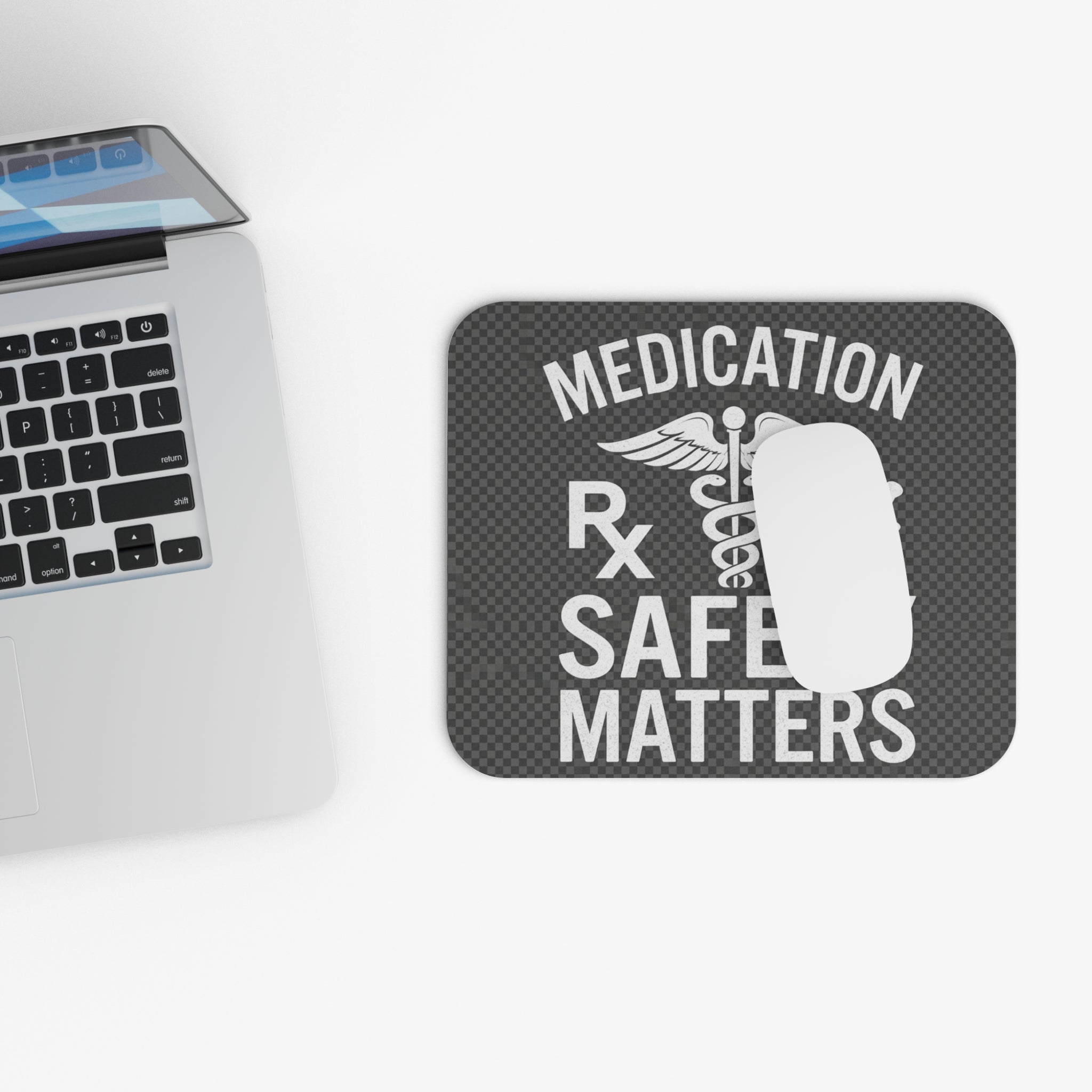 Medication Safety Matters Mouse Pad — Pharmacist Nurse Desk Mat