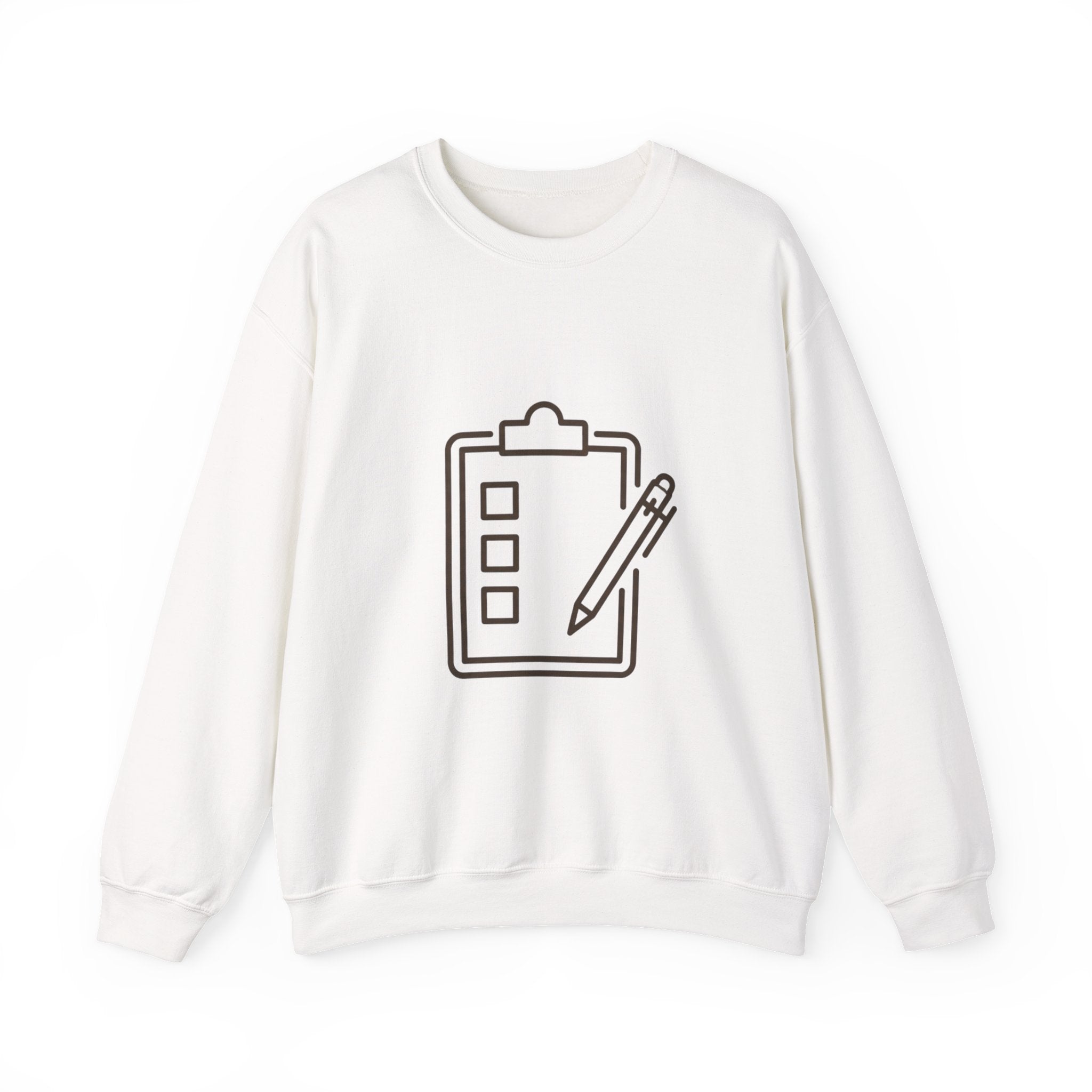 Checklist Crewneck Sweatshirt — Minimal Planner Icon Pullover