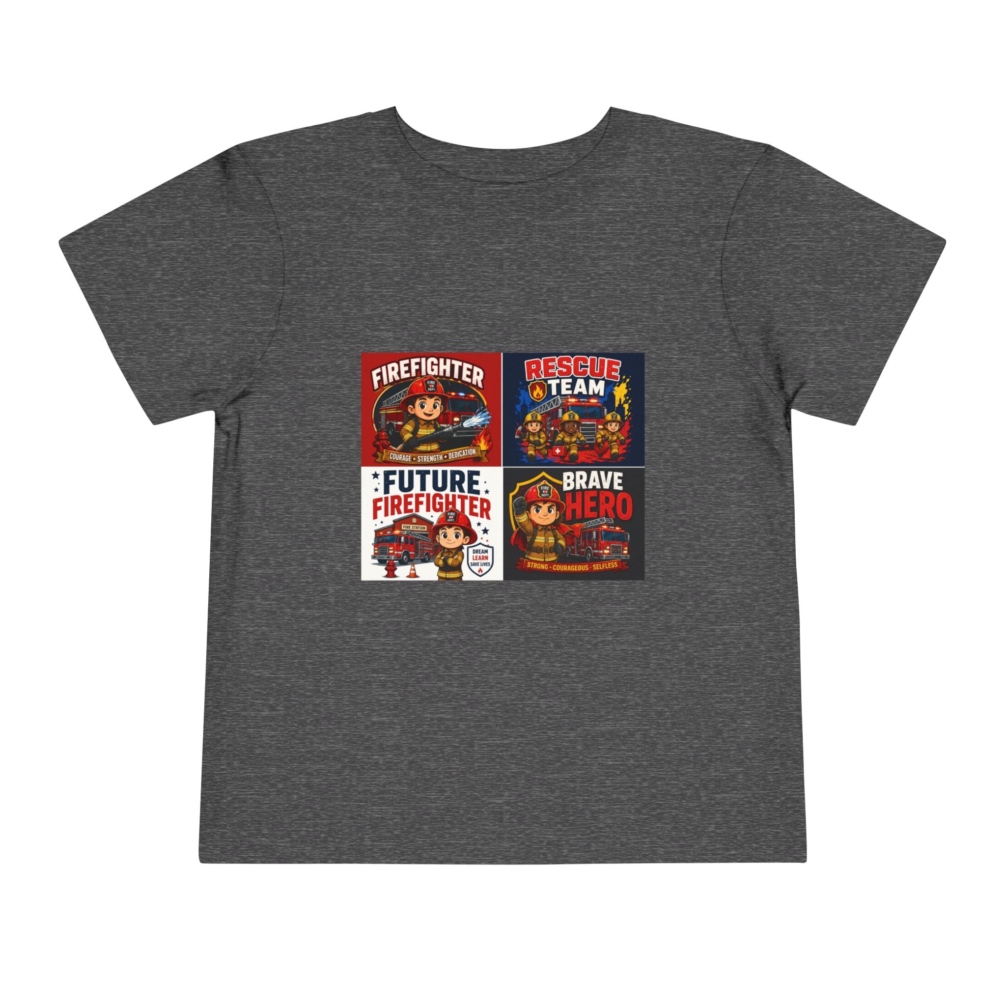 Toddler Firefighter Tee – "Future Firefighter" Rescue Team Brave Hero Kids Shirt