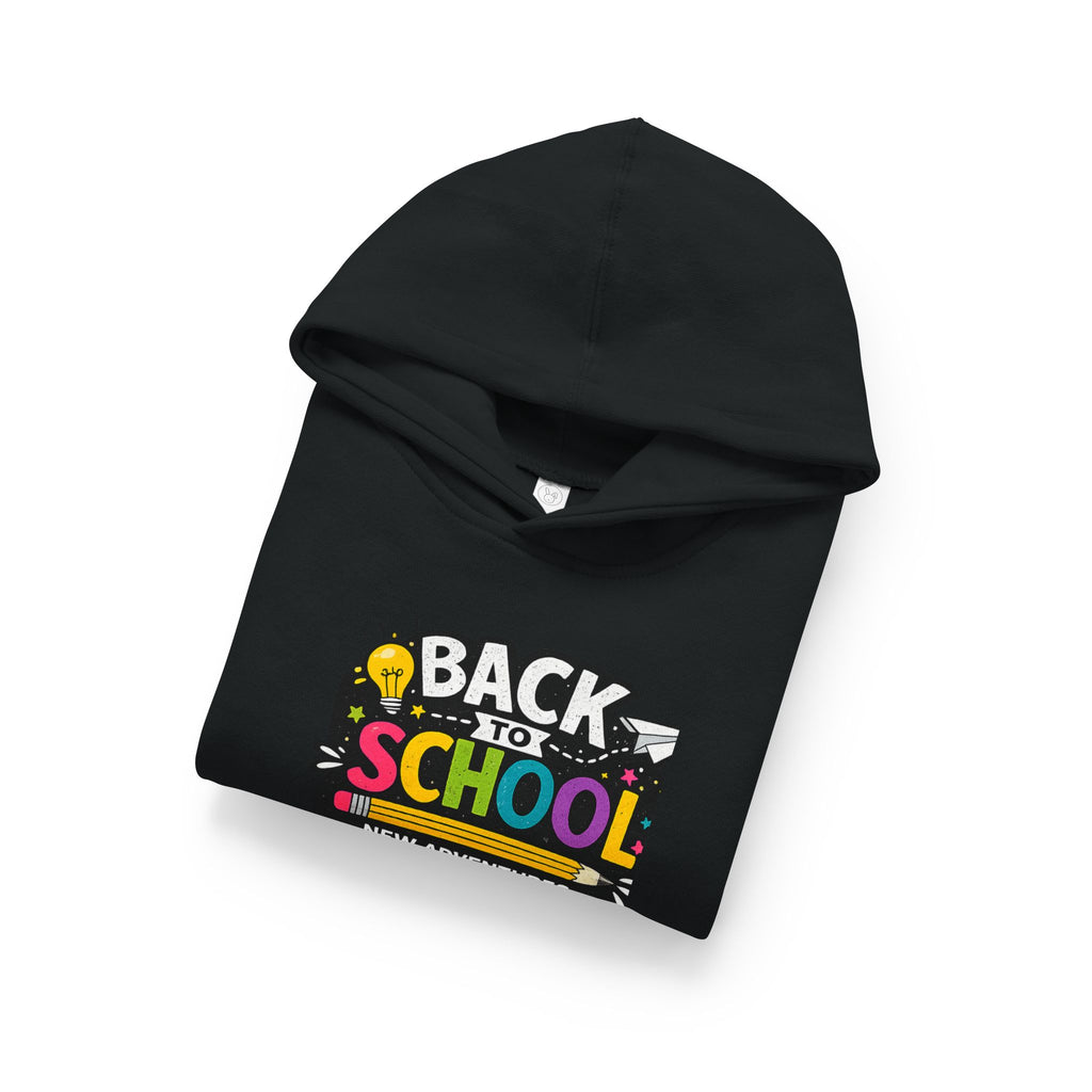 Back to School Toddler Hoodie — "Back to School: New Adventures, New Friends, New Goals"