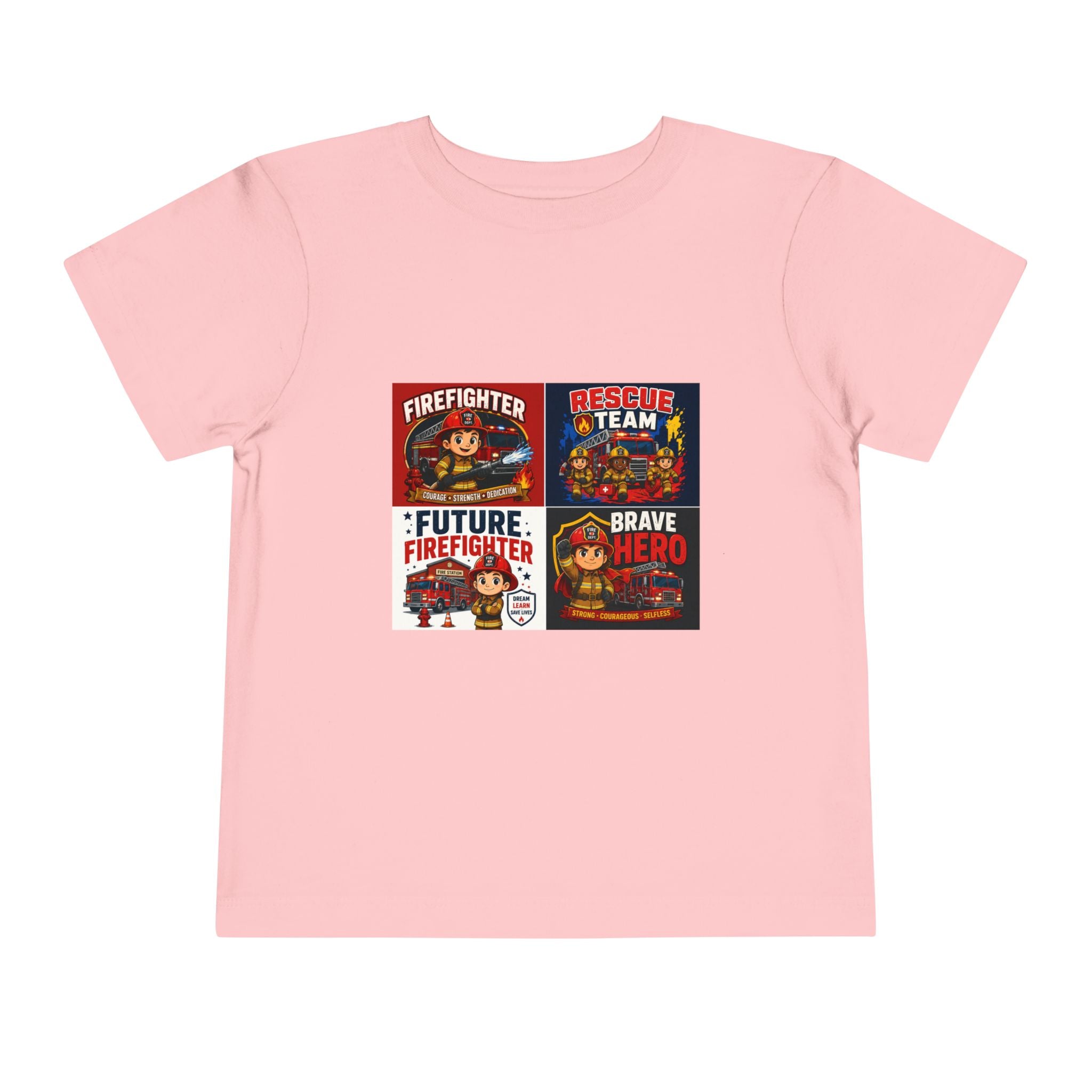 Toddler Firefighter Tee – "Future Firefighter" Rescue Team Brave Hero Kids Shirt