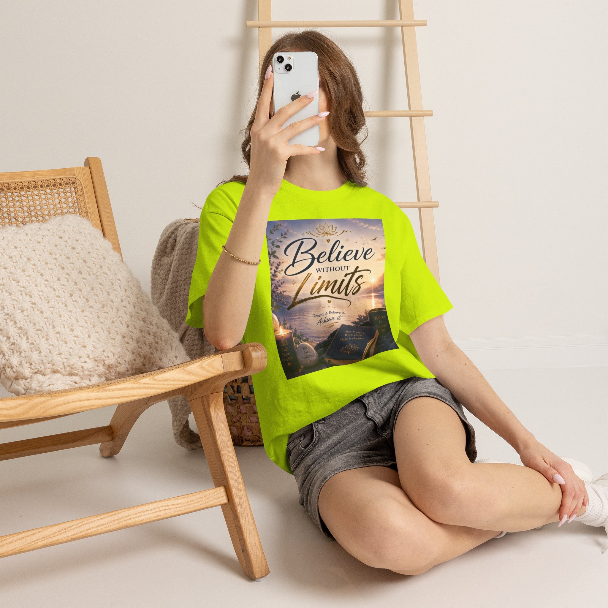 Believe Without Limits T-Shirt — Inspirational Faith Graphic Tee