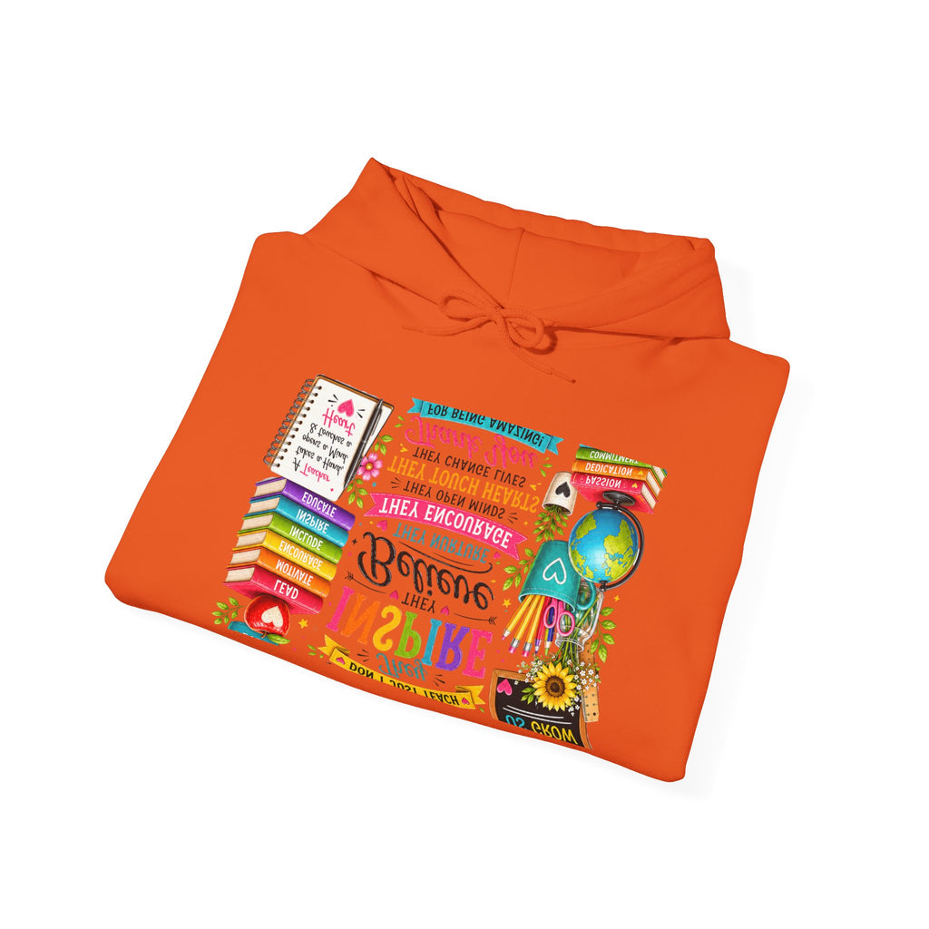 Reading Rainbow Hoodie — Inspirational Book Lover Sweatshirt (Believe in Magic)