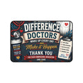 Doctor Appreciation Desk Mat – "Making a Difference" Thank You Gift