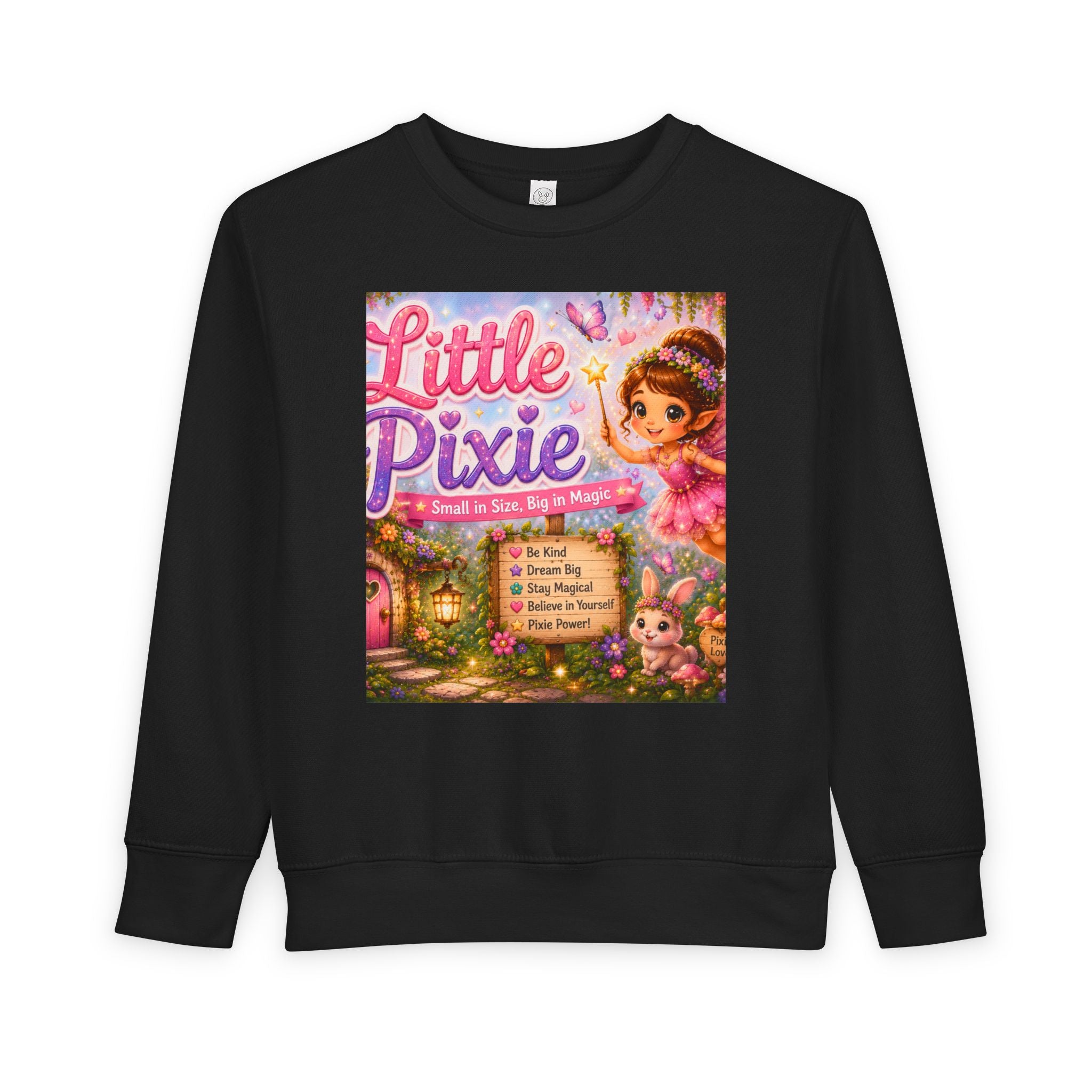Little Pixie Toddler Sweatshirt - Cute Fairy Graphic Pullover for Kids