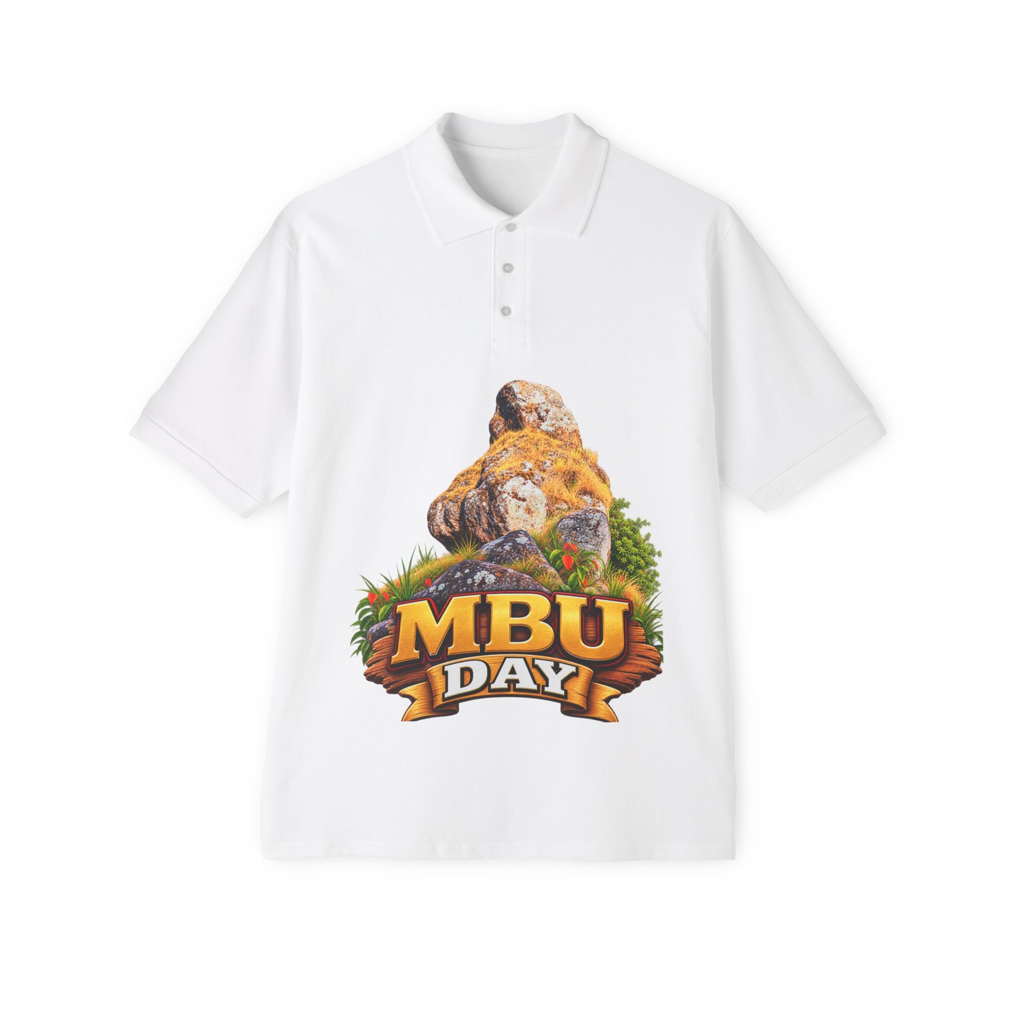 MBU Day Polo — 'United by Heritage, Inspired by Community' Men's Short-Sleeve Polo