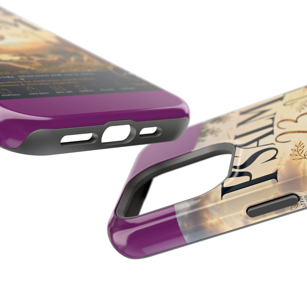 Psalm 23 Phone Case — Magnetic Impact-Resistant Christian iPhone Cover