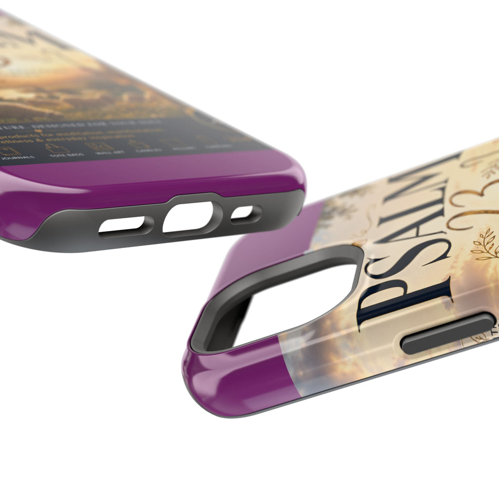 Psalm 23 Phone Case — Magnetic Impact-Resistant Christian iPhone Cover