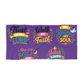 Christian Faith Beach Towel — "Trust in the Lord" Inspirational Scripture Towel