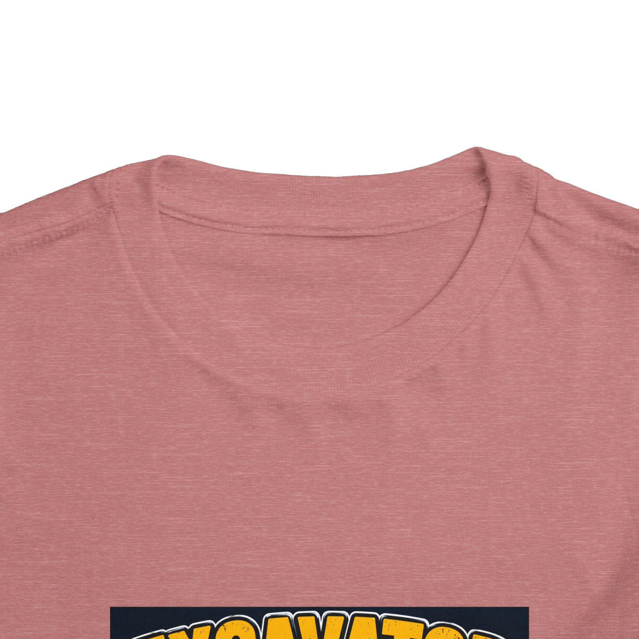 Excavator Toddler Tee — "I Dig Big Dreams" Construction Shirt