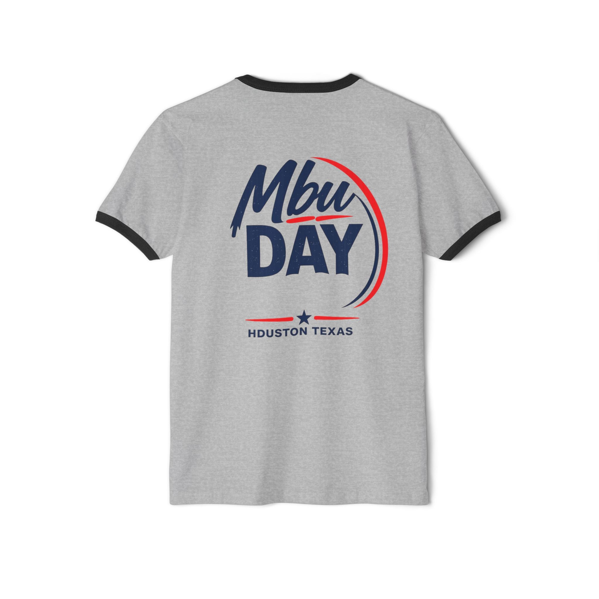 Mbu Day Ringer T-Shirt — "United by Heritage, Inspired by Community" Houston Event Tee