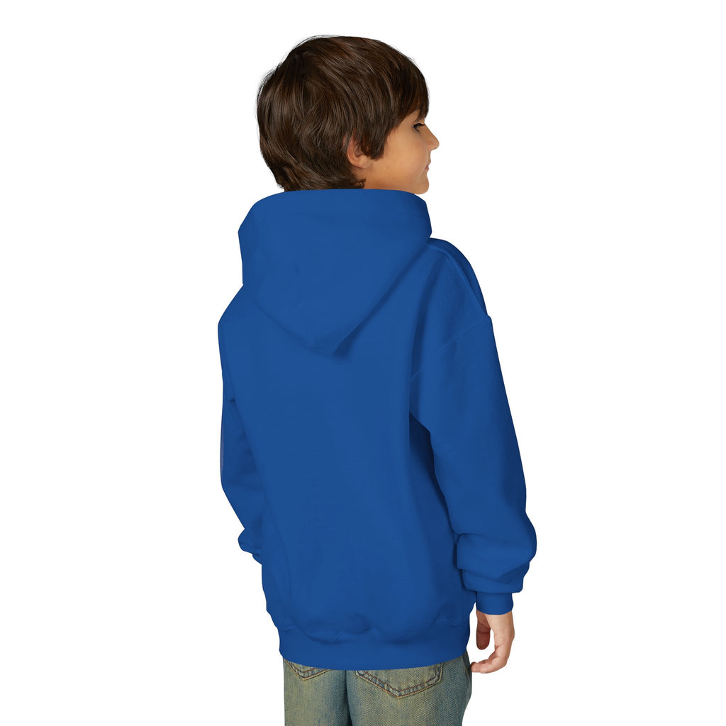 Youth Hoodie — “100 Days of School” Colorful Smiley Daisy Celebration