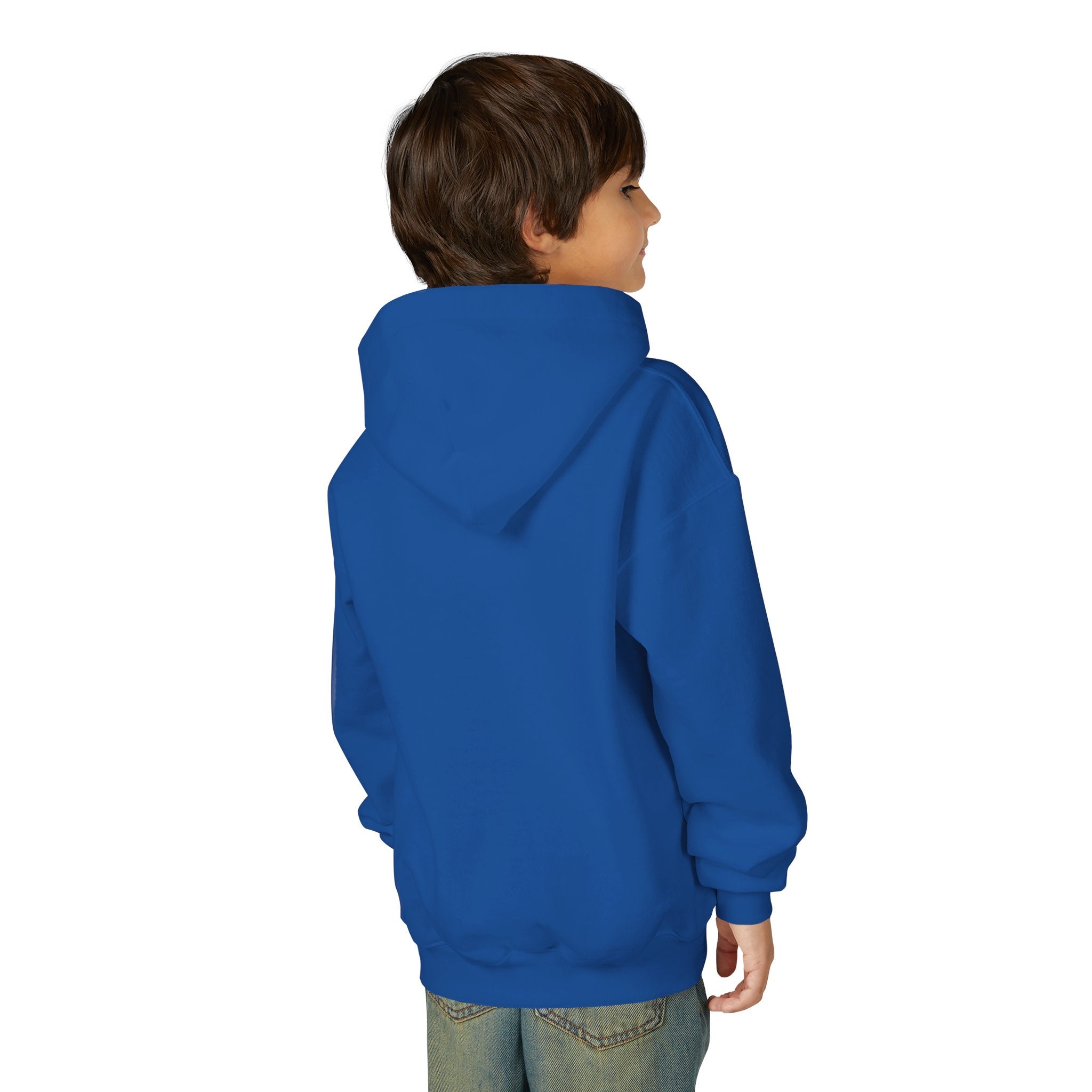 Youth Hoodie — “100 Days of School” Colorful Smiley Daisy Celebration