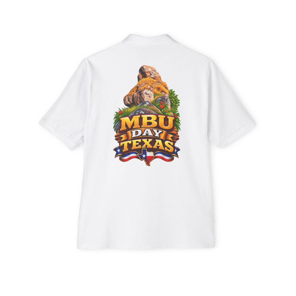 Mbu Day Polo Shirt — "United by Heritage, Inspired by Community" Texas Celebration Polo