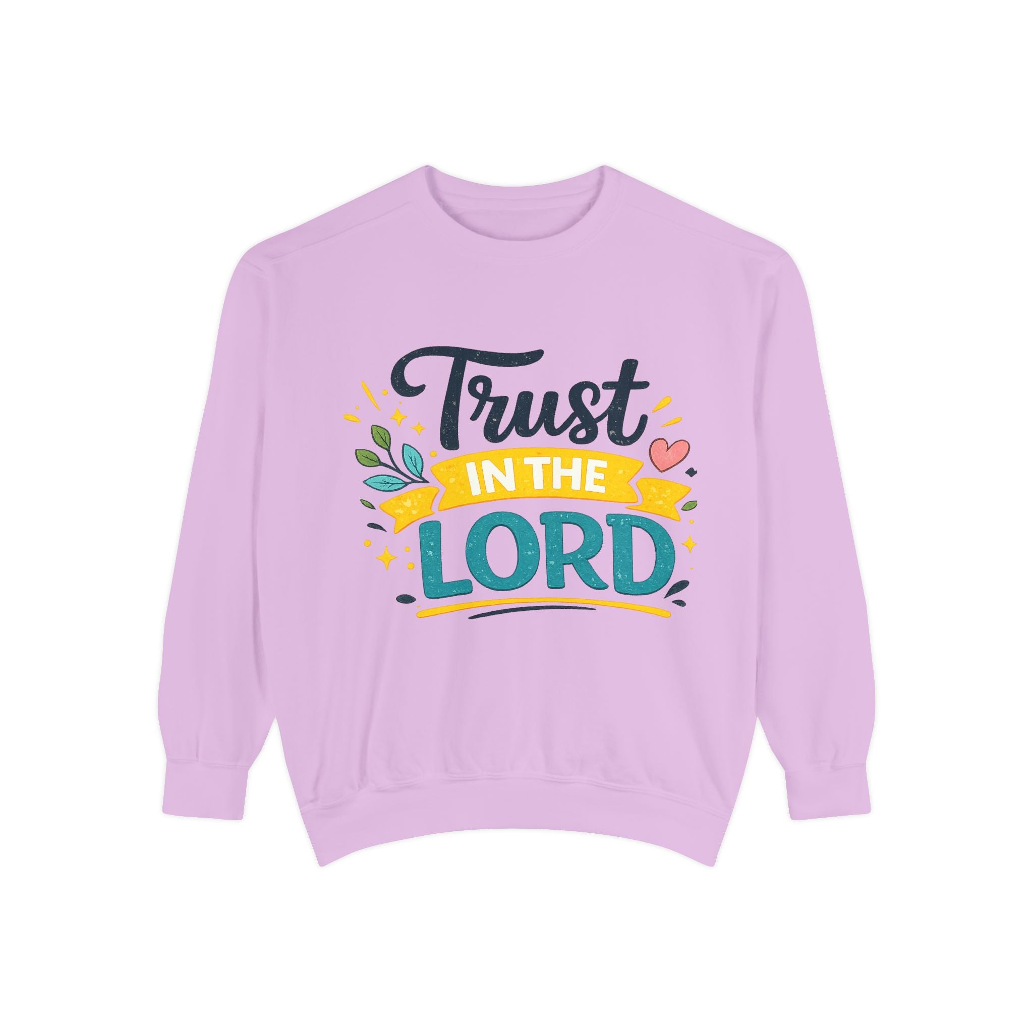 Trust in the Lord Sweatshirt — Inspirational Christian Faith Crewneck