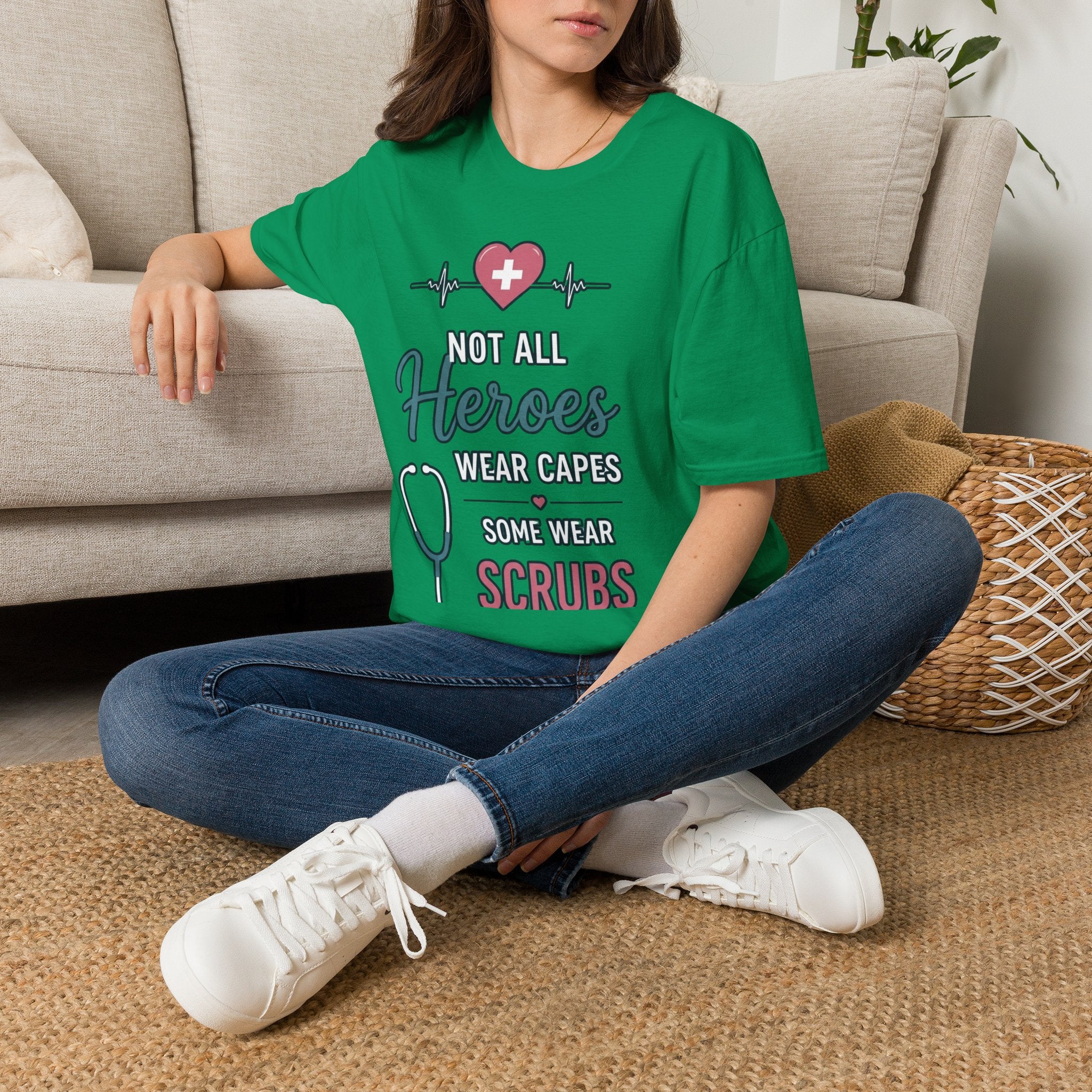 Nurse 'Not All Heroes Wear Capes' T-Shirt