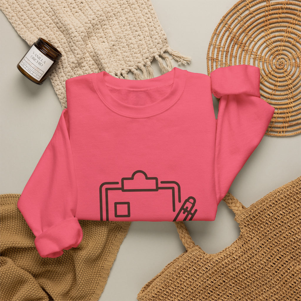 Checklist Crewneck Sweatshirt — Minimal Planner Icon Pullover