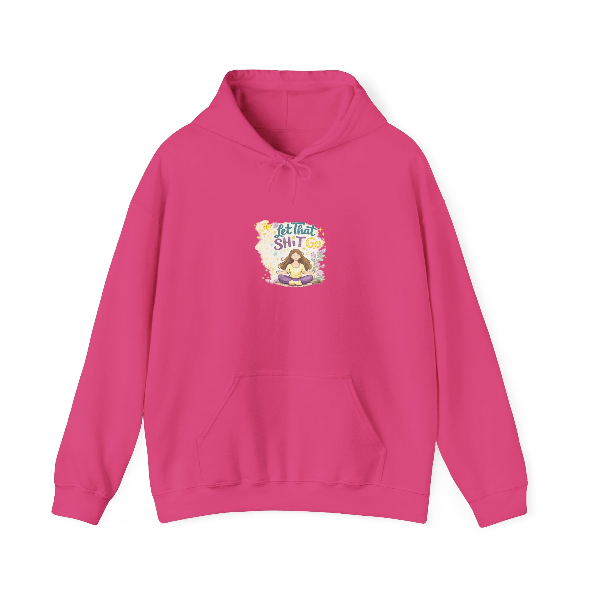 Cozy Witch Vibes Hoodie — "Not That Sh!t" Cute Witch Illustration Hoodie