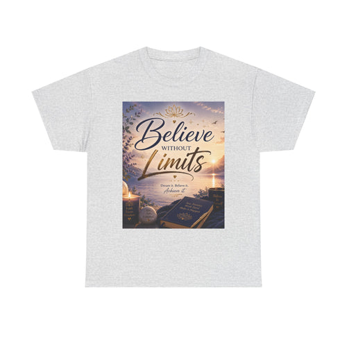 Believe Without Limits T-Shirt — Inspirational Faith Graphic Tee