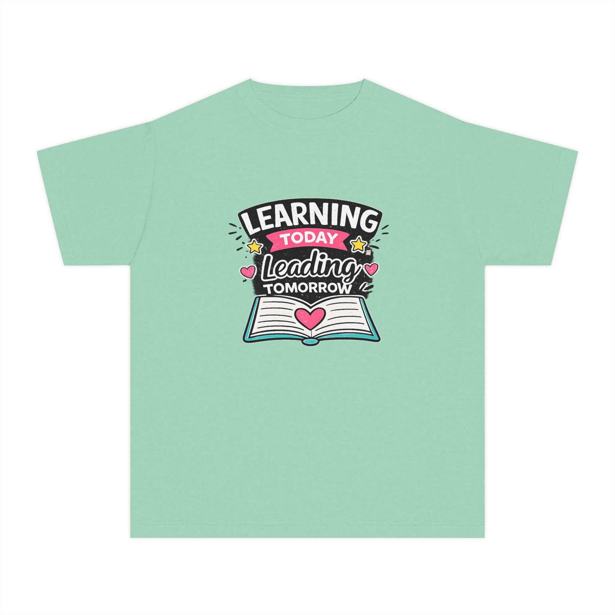 Youth T-Shirt — "Learning Today, Leading Tomorrow" School Shirt