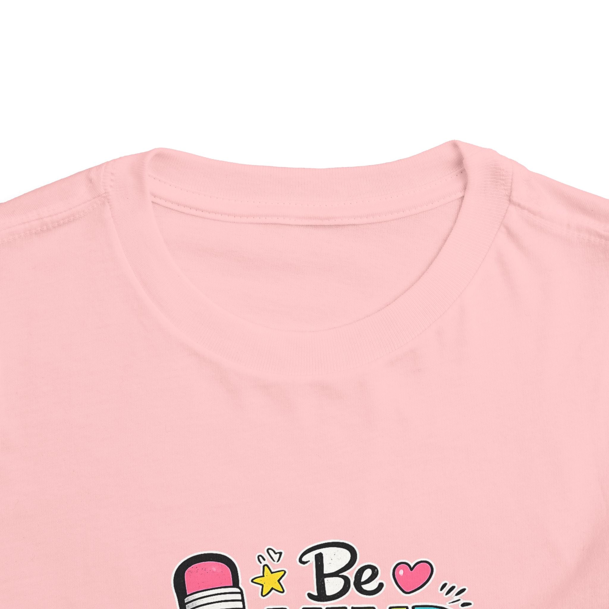 Be Kind Pencil Toddler Tee — "Be Kind, Be Brave, Be You" Inspirational Kids Shirt