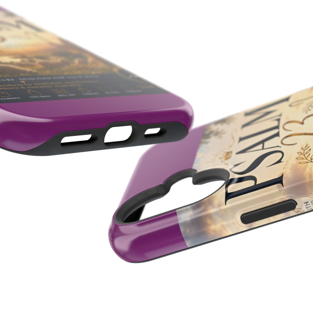 Psalm 23 Phone Case — Magnetic Impact-Resistant Christian iPhone Cover