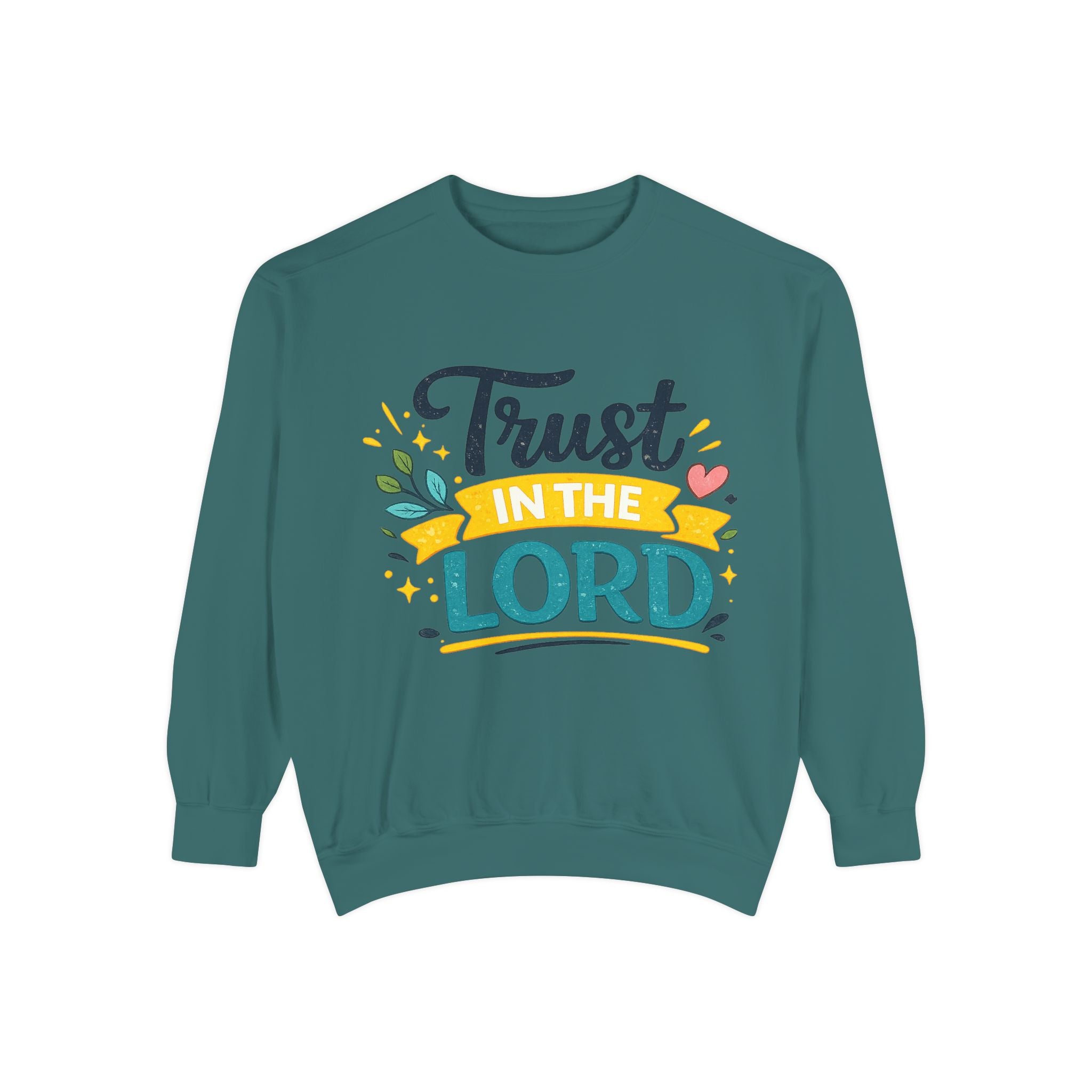 Trust in the Lord Sweatshirt — Inspirational Christian Faith Crewneck
