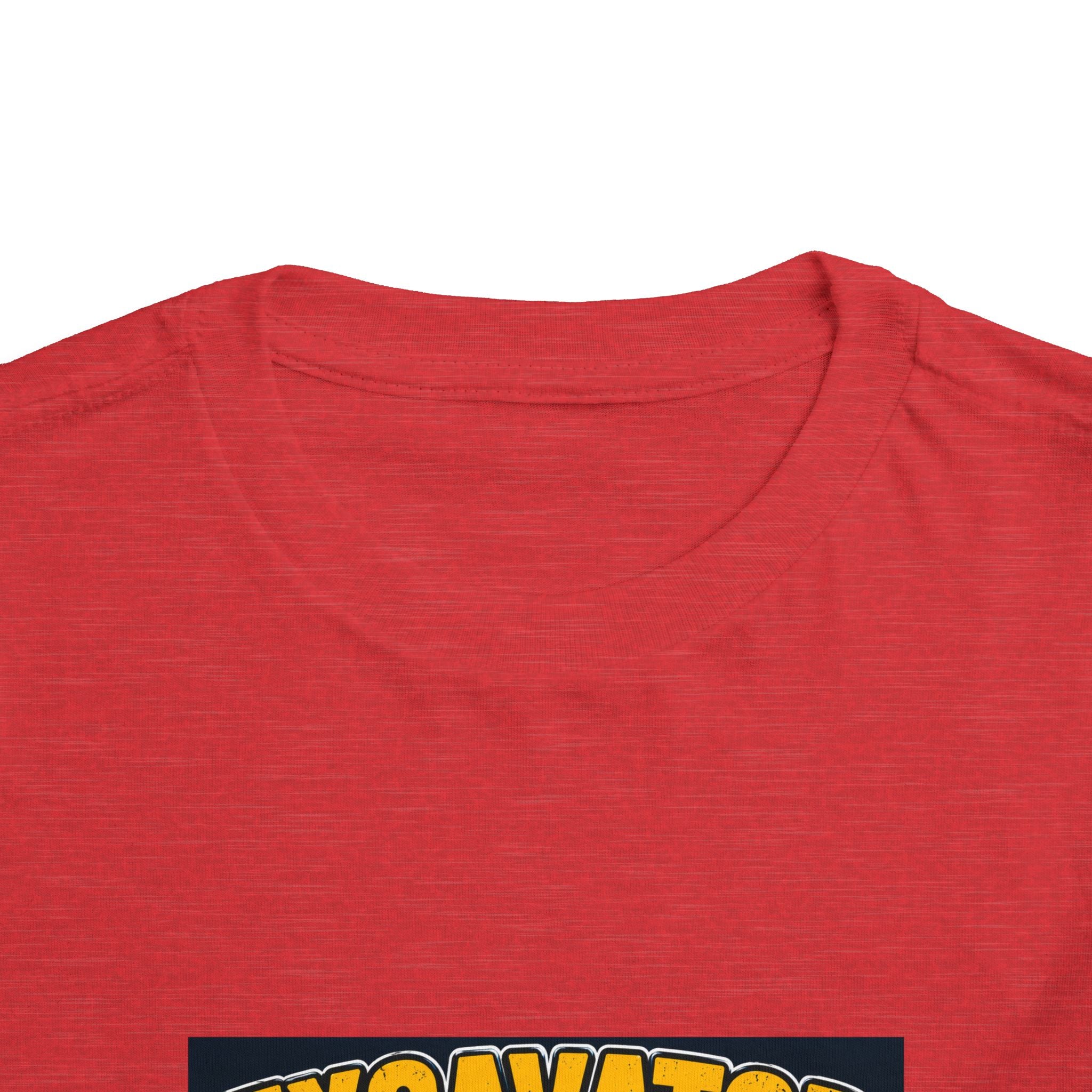 Excavator Toddler Tee — "I Dig Big Dreams" Construction Shirt