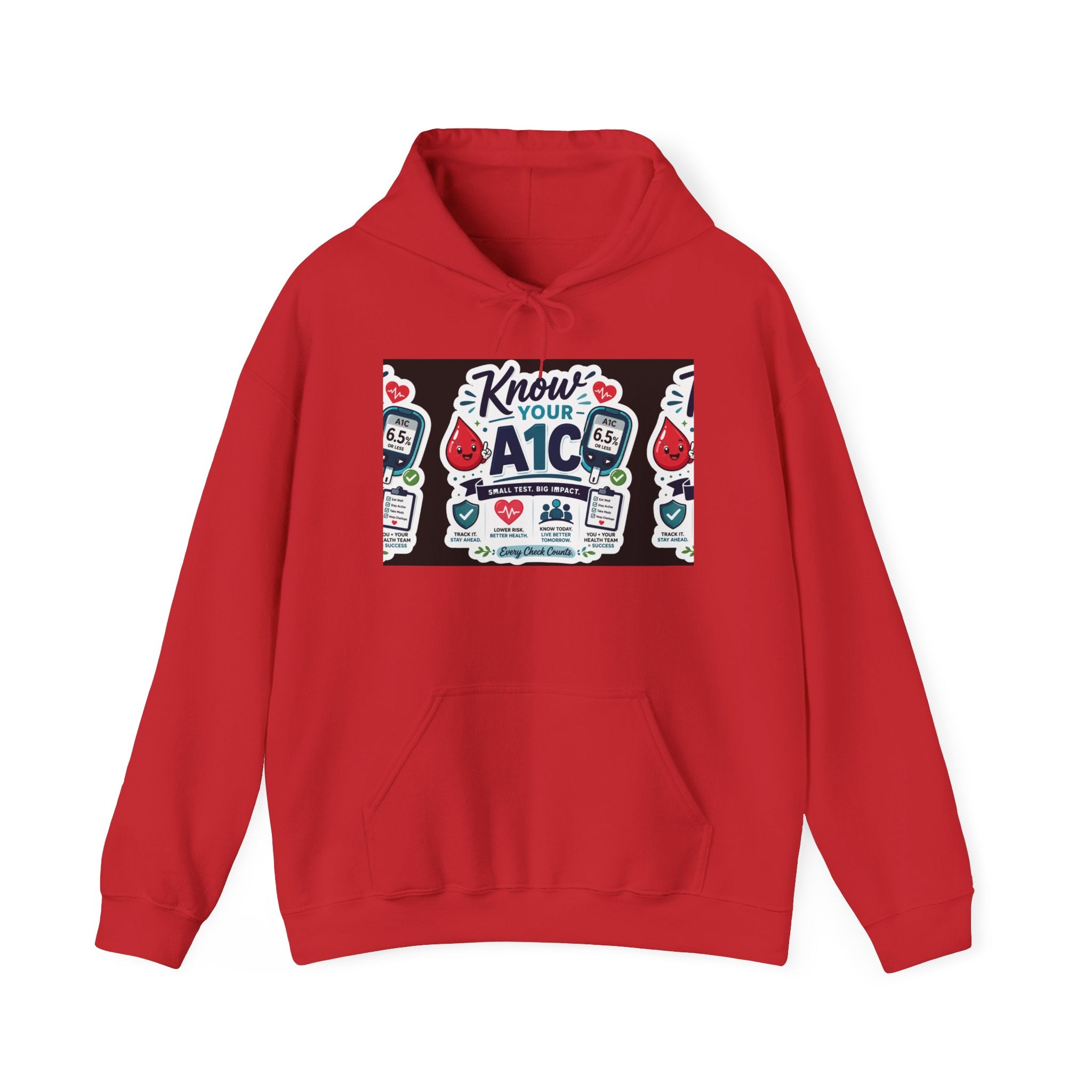 Know Your A1C Hoodie — Diabetes Awareness Sweatshirt