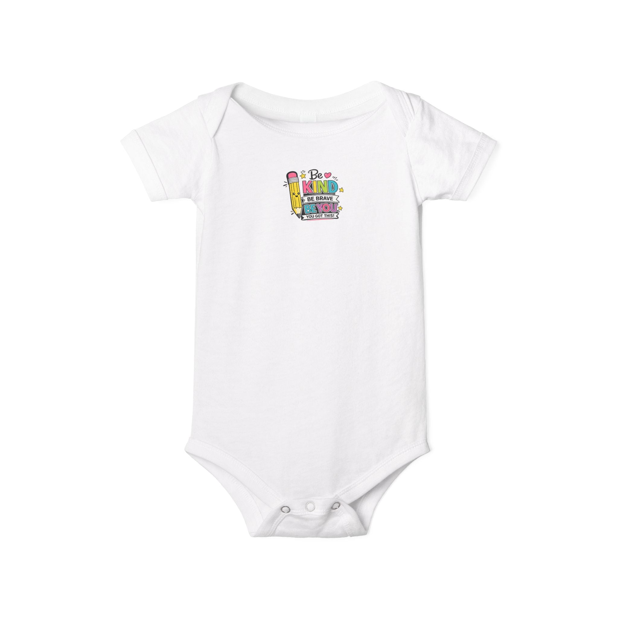 Infant Onesie - Colorful Stacked Books "Read to Me" Baby Bodysuit