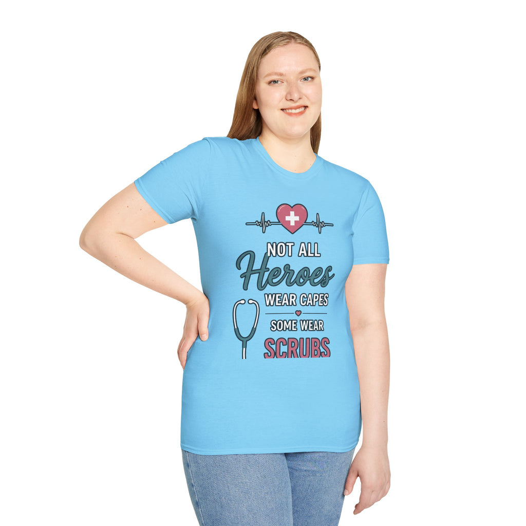 Nurse 'Not All Heroes Wear Capes' T-Shirt