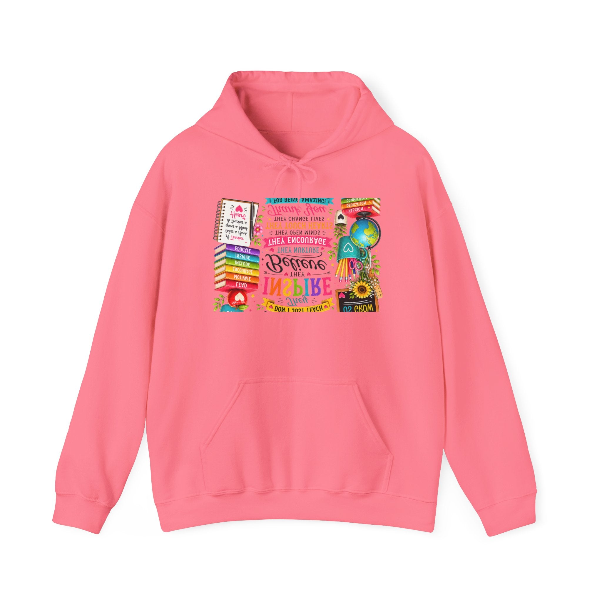 Reading Rainbow Hoodie — Inspirational Book Lover Sweatshirt (Believe in Magic)