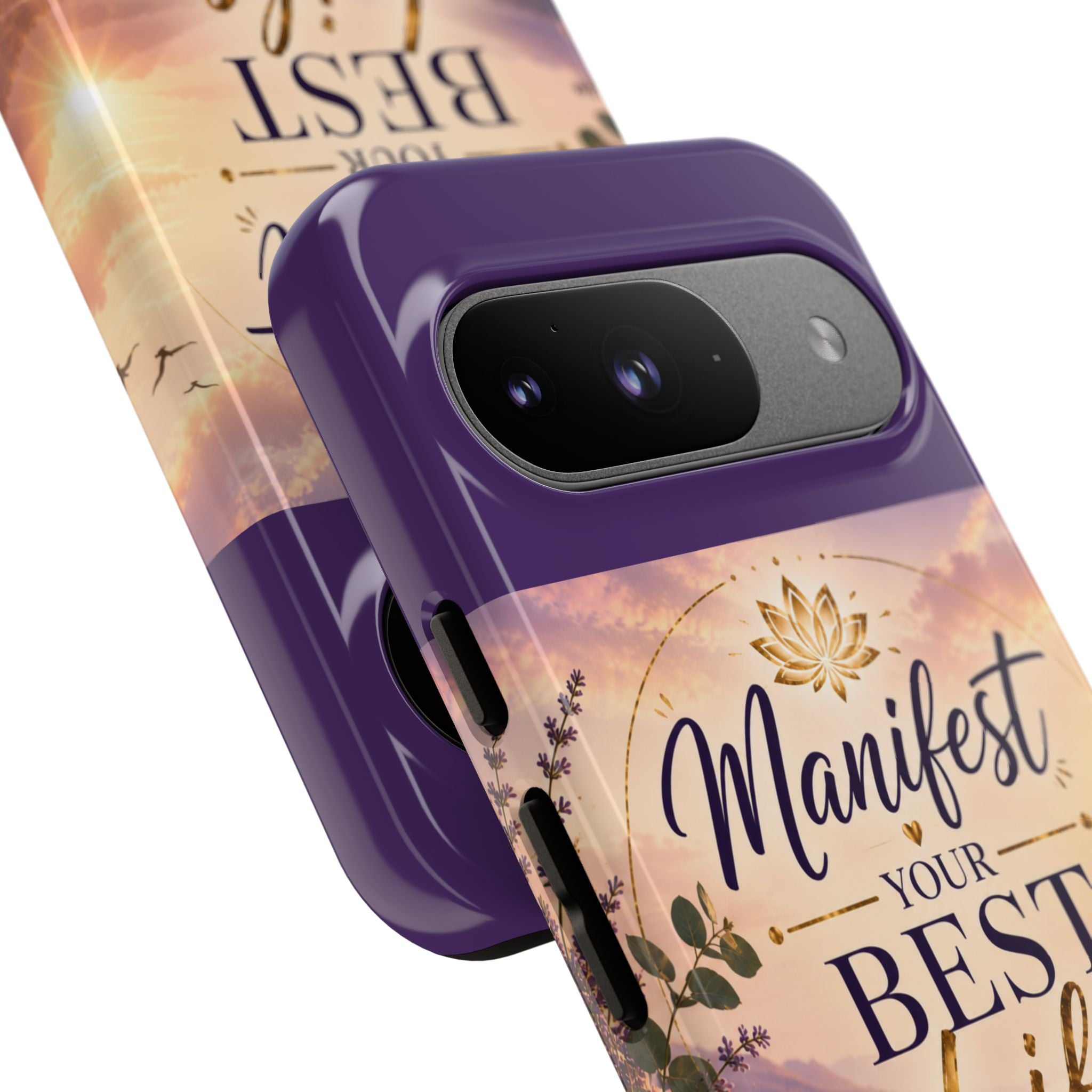 Manifest Your Best Life Phone Case — Inspirational Spiritual Protective Cover