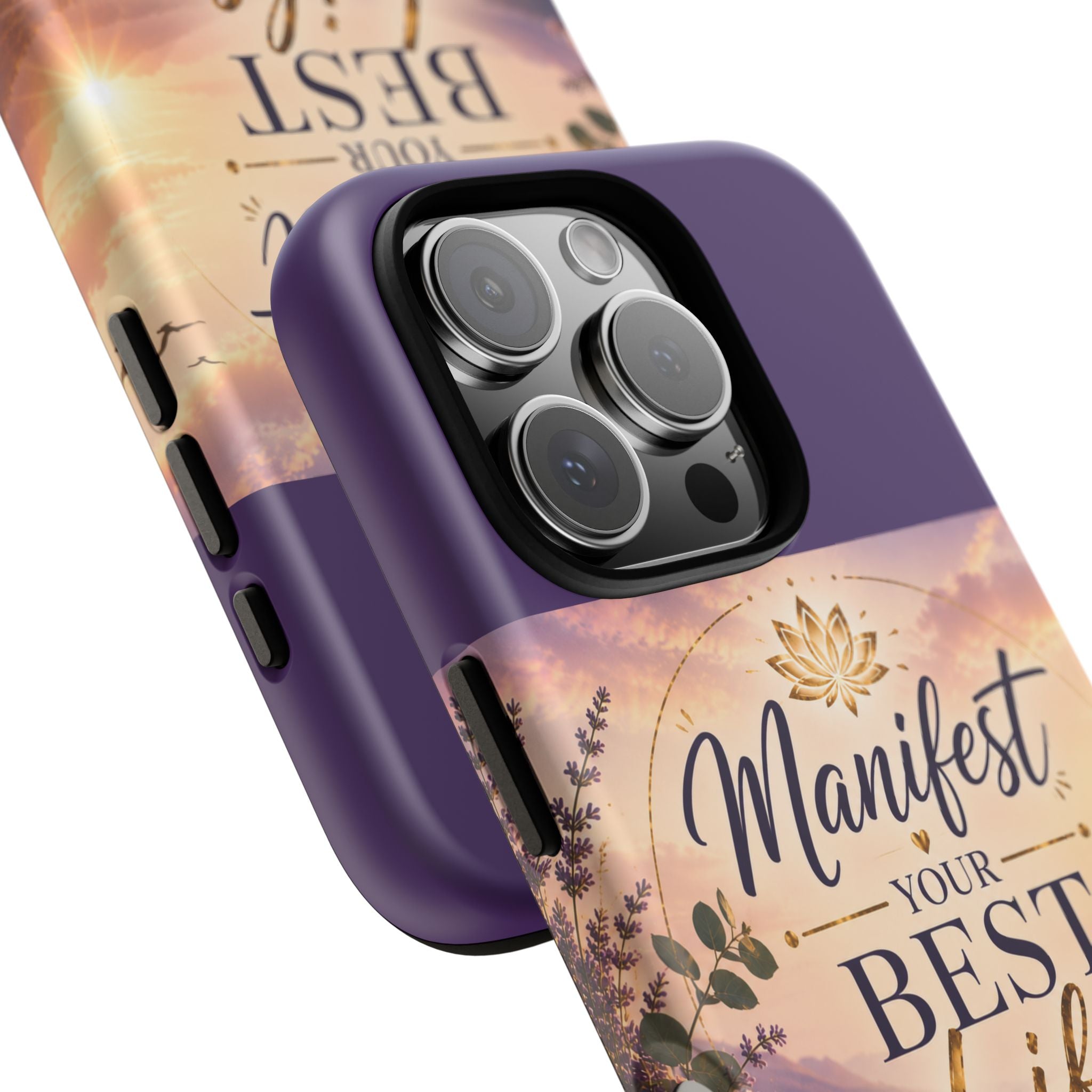 Manifest Your Best Life Phone Case — Inspirational Spiritual Protective Cover
