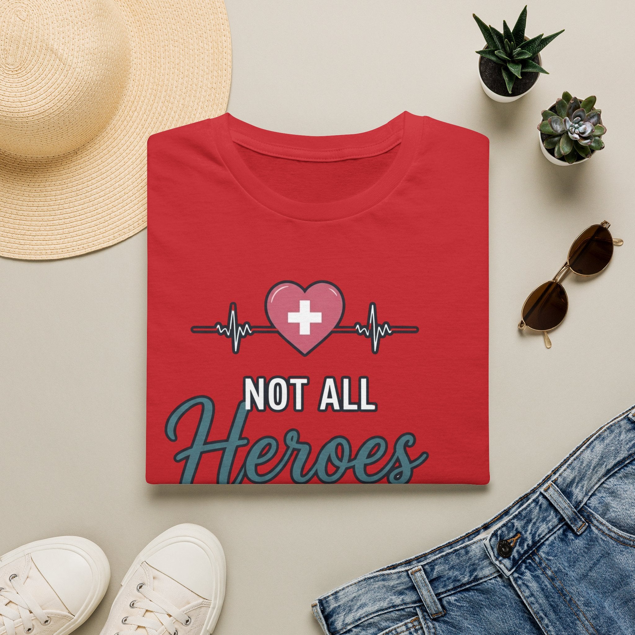 Nurse 'Not All Heroes Wear Capes' T-Shirt