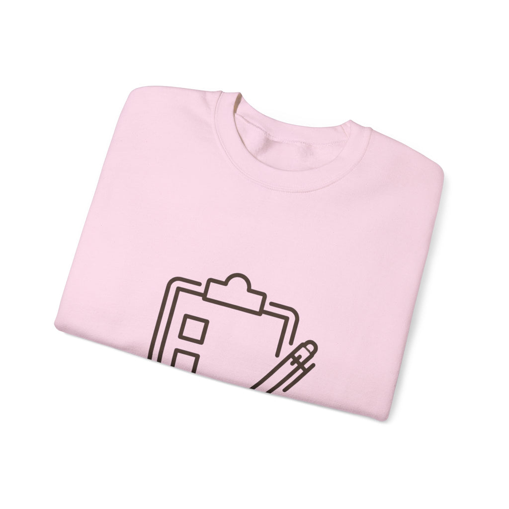 Checklist Crewneck Sweatshirt — Minimal Planner Icon Pullover