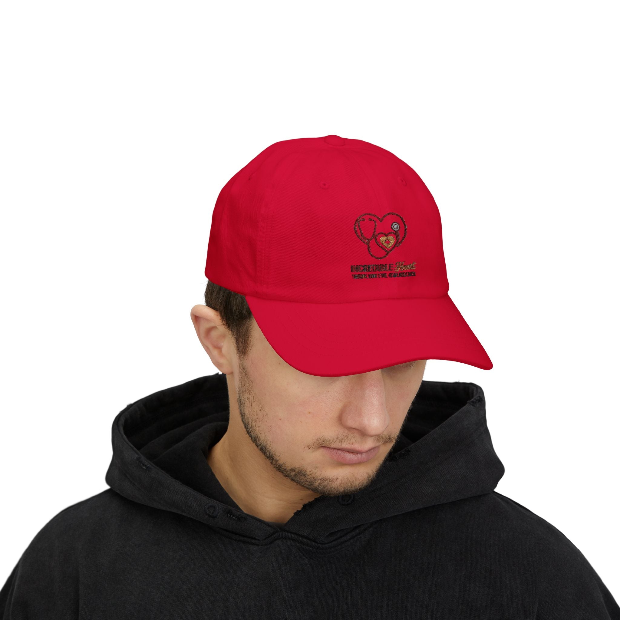 Dad Cap — "Incredible Heart" Thank You For Healing Lives Embroidered Hat