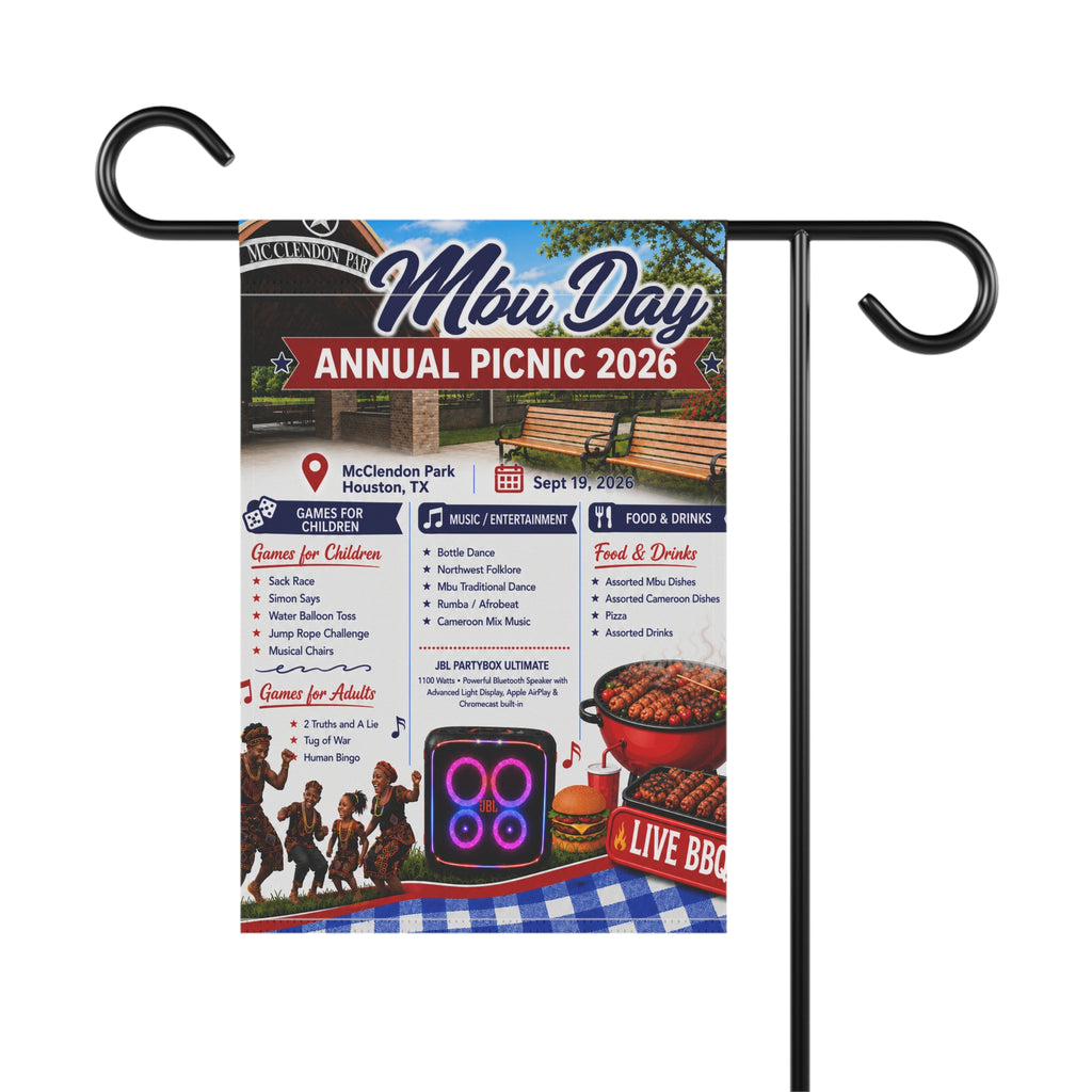 MBU DAY Garden Flag - Mbu Day Annual Picnic 2026 Event Banner