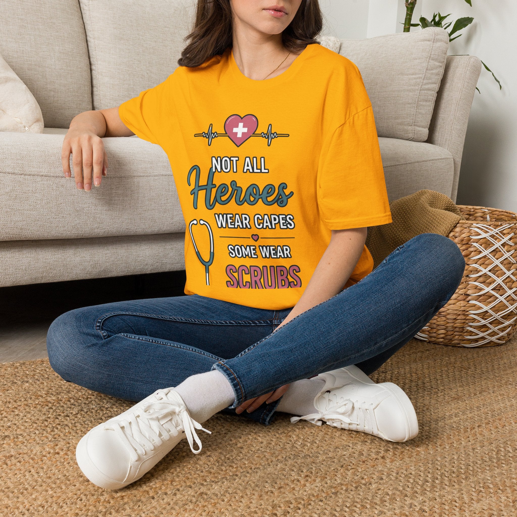 Nurse 'Not All Heroes Wear Capes' T-Shirt