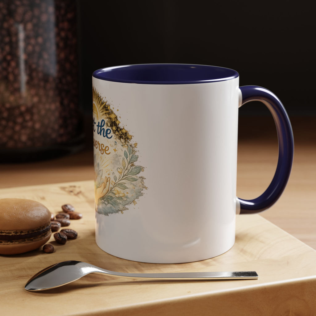 Trust the Universe Accent Coffee Mug — Inspirational Spiritual Tea & Coffee Cup (11/15oz)