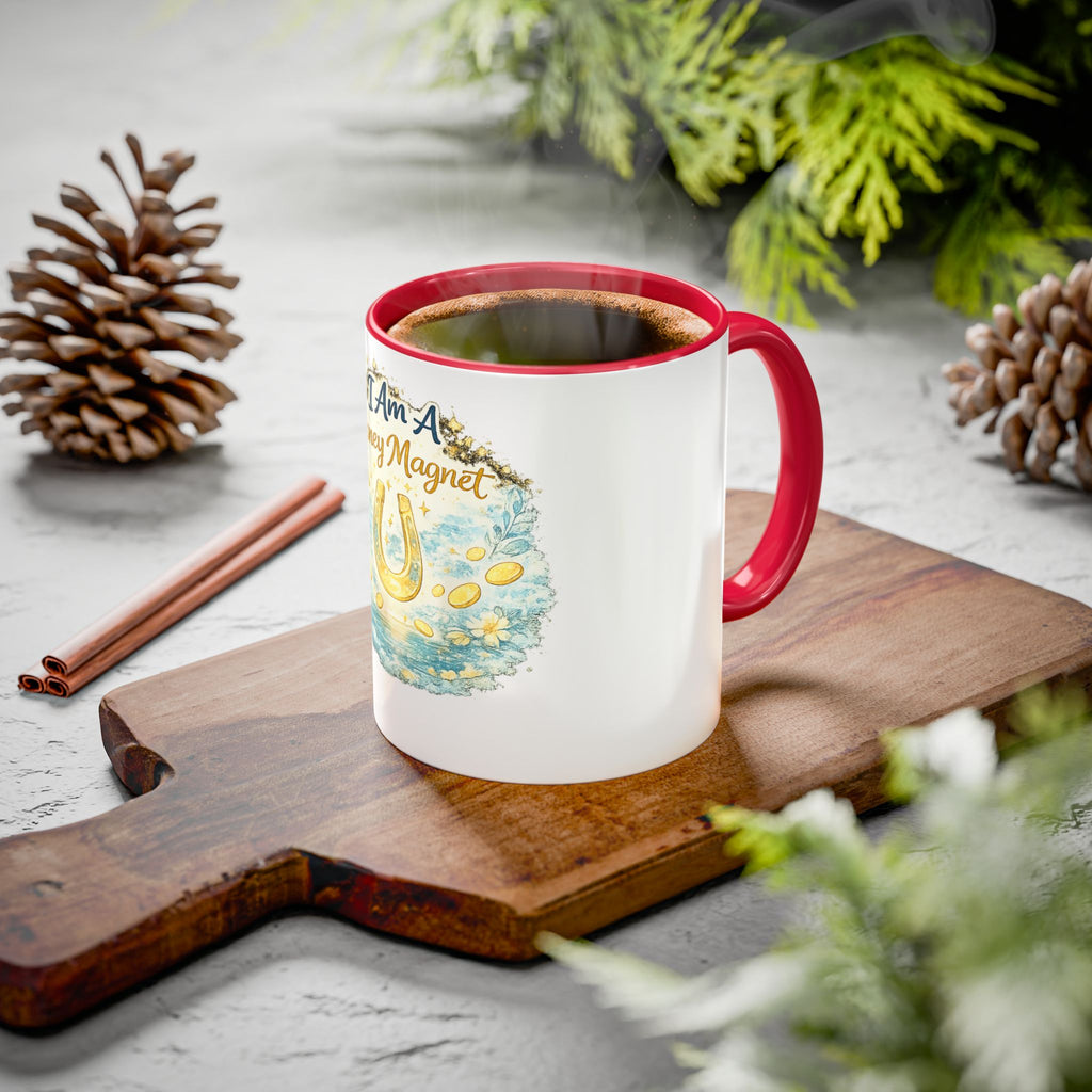 I Am A Money Magnet Mug — Inspirational Luck & Wealth Coffee Cup (11oz/15oz)