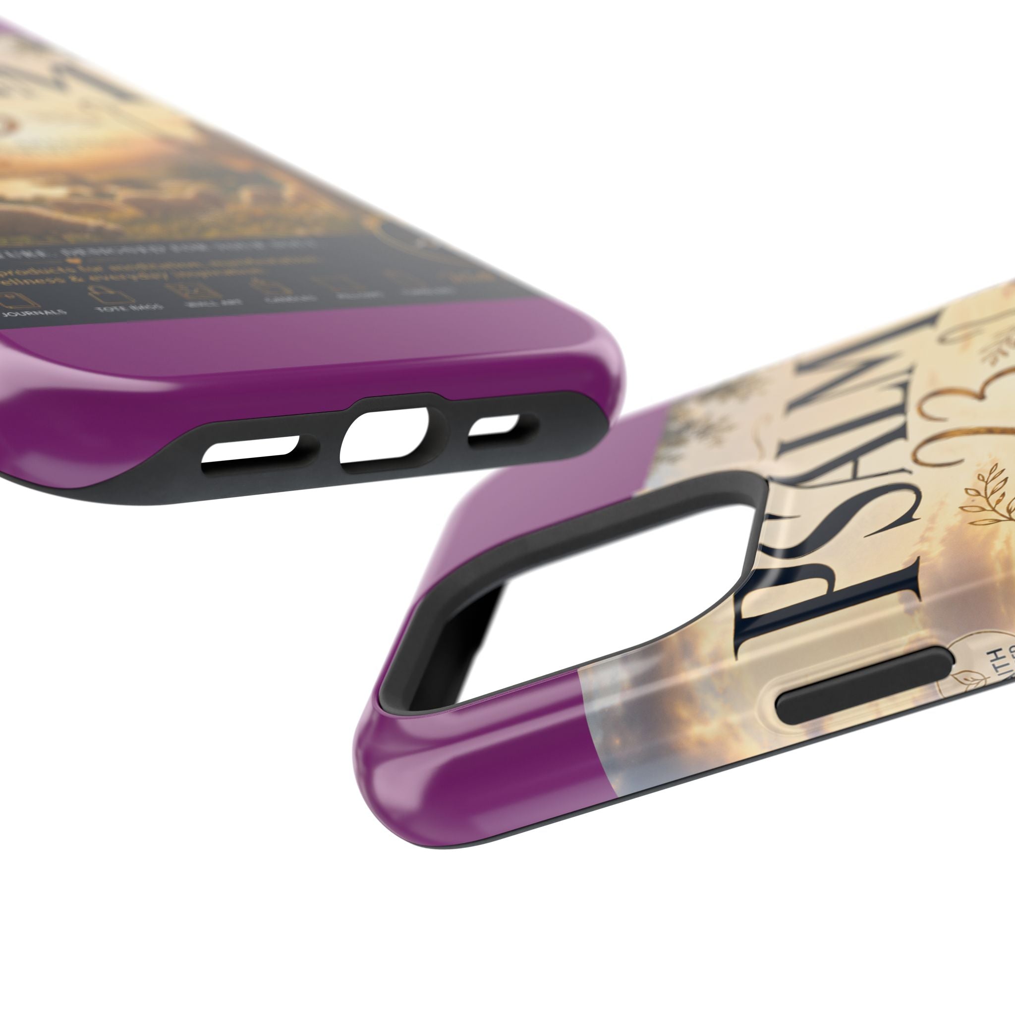 Psalm 23 Phone Case — Magnetic Impact-Resistant Christian iPhone Cover