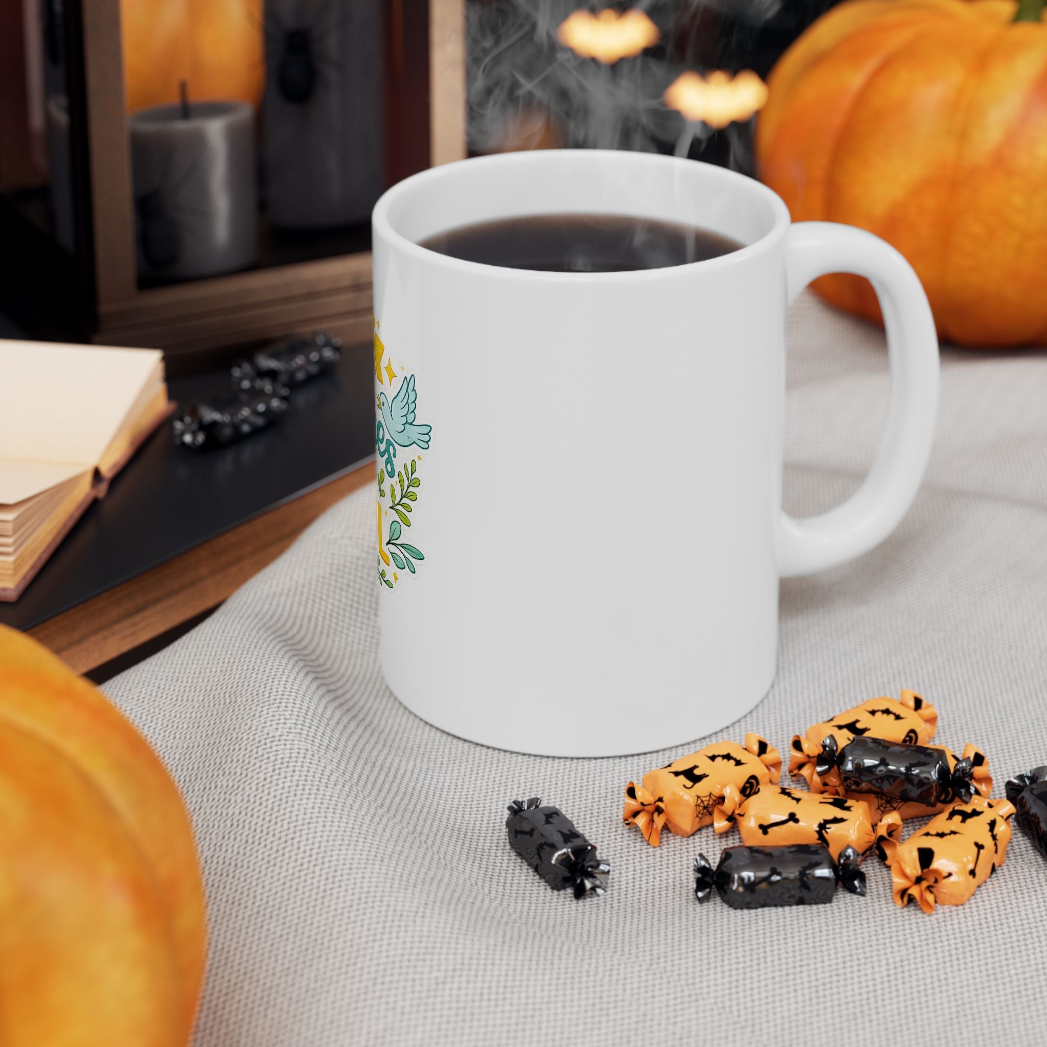 He Restores My Soul Ceramic Mug — Faith-Inspired Christian Coffee Cup (11oz & 15oz)