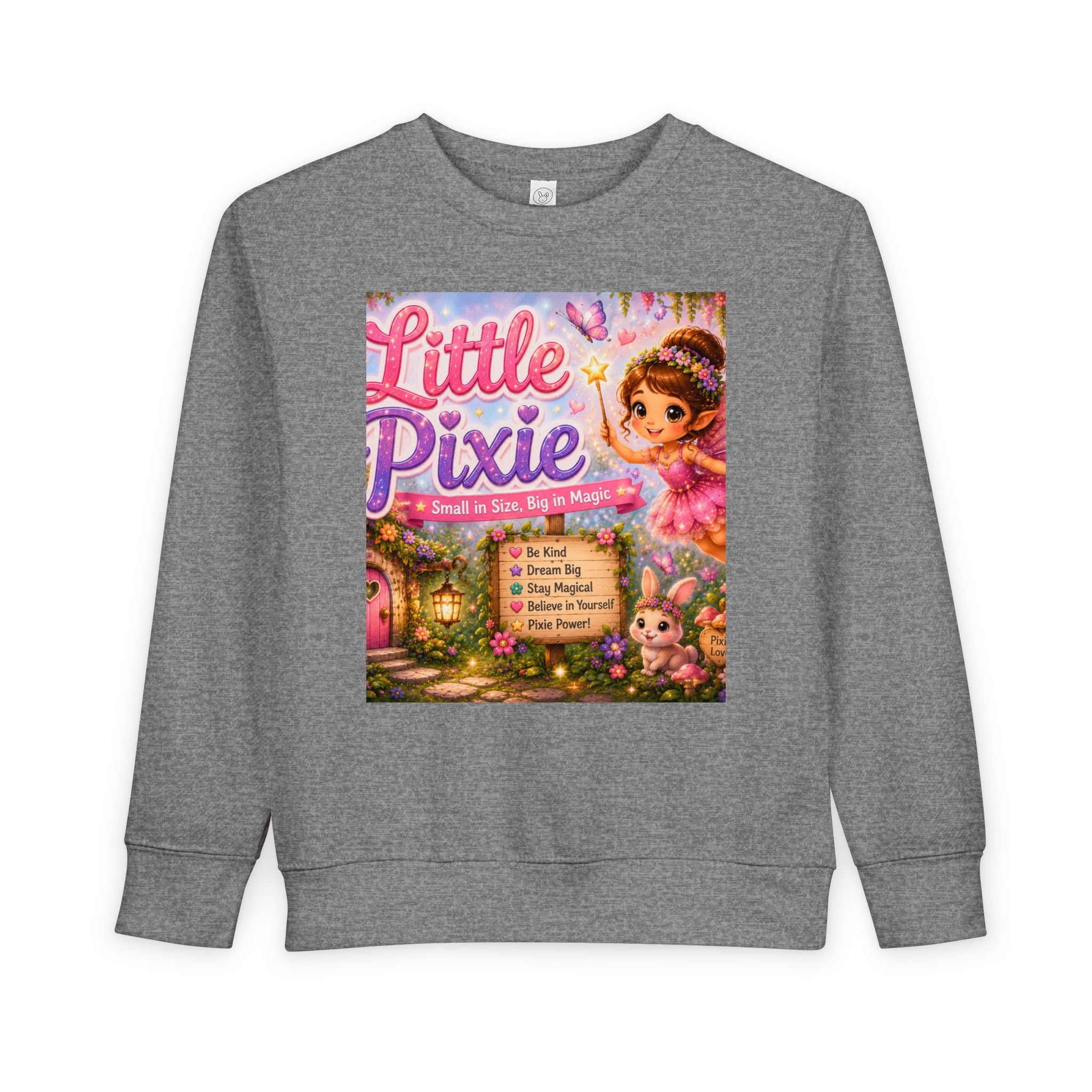 Little Pixie Toddler Sweatshirt - Cute Fairy Graphic Pullover for Kids