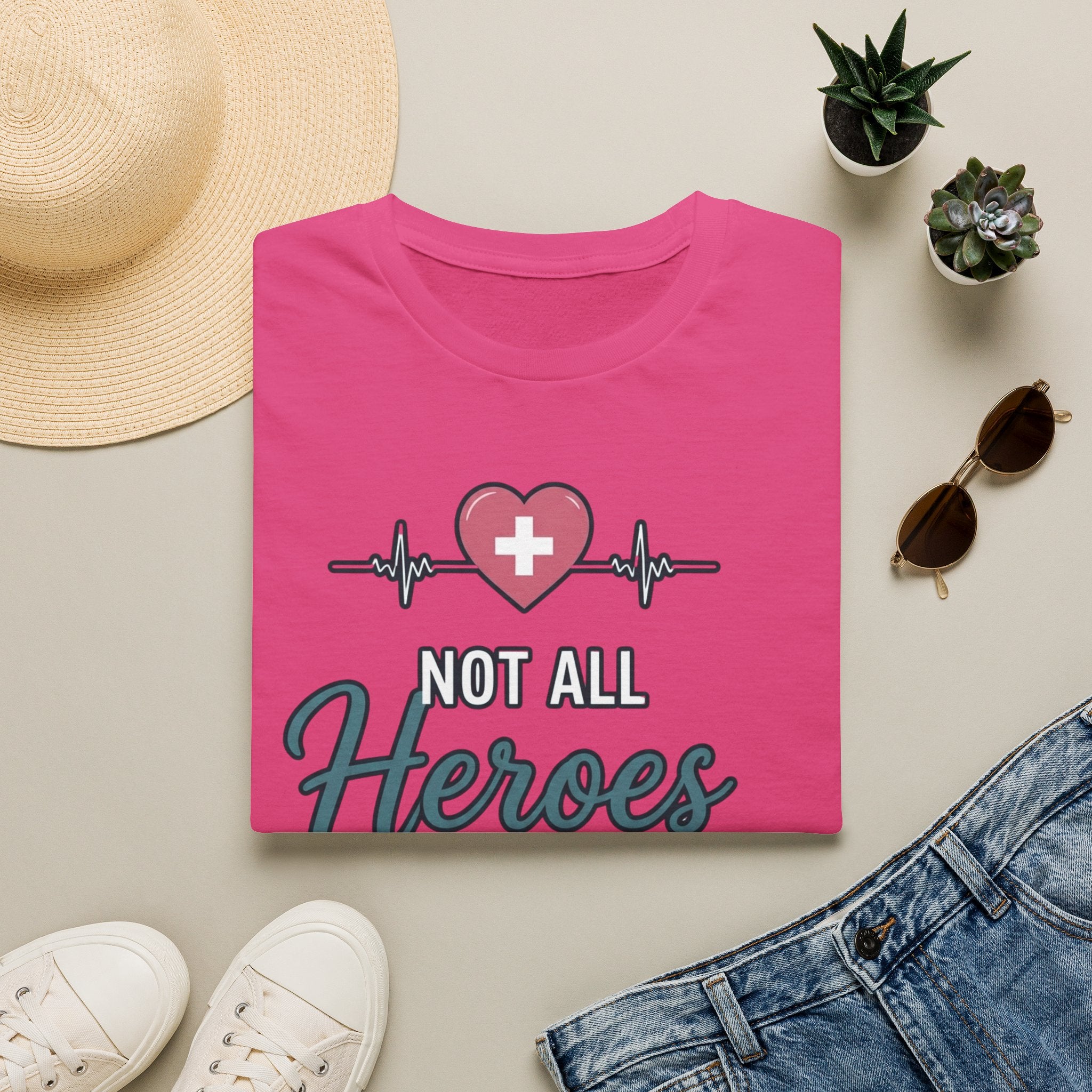Nurse 'Not All Heroes Wear Capes' T-Shirt