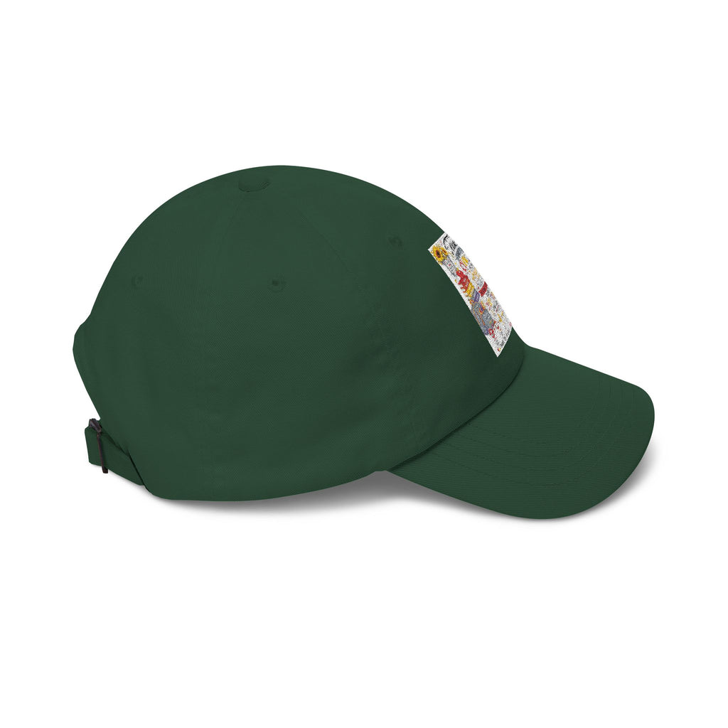 Dad Cap — Teacher Appreciation Collage Hat (Thank You, Best Teacher)