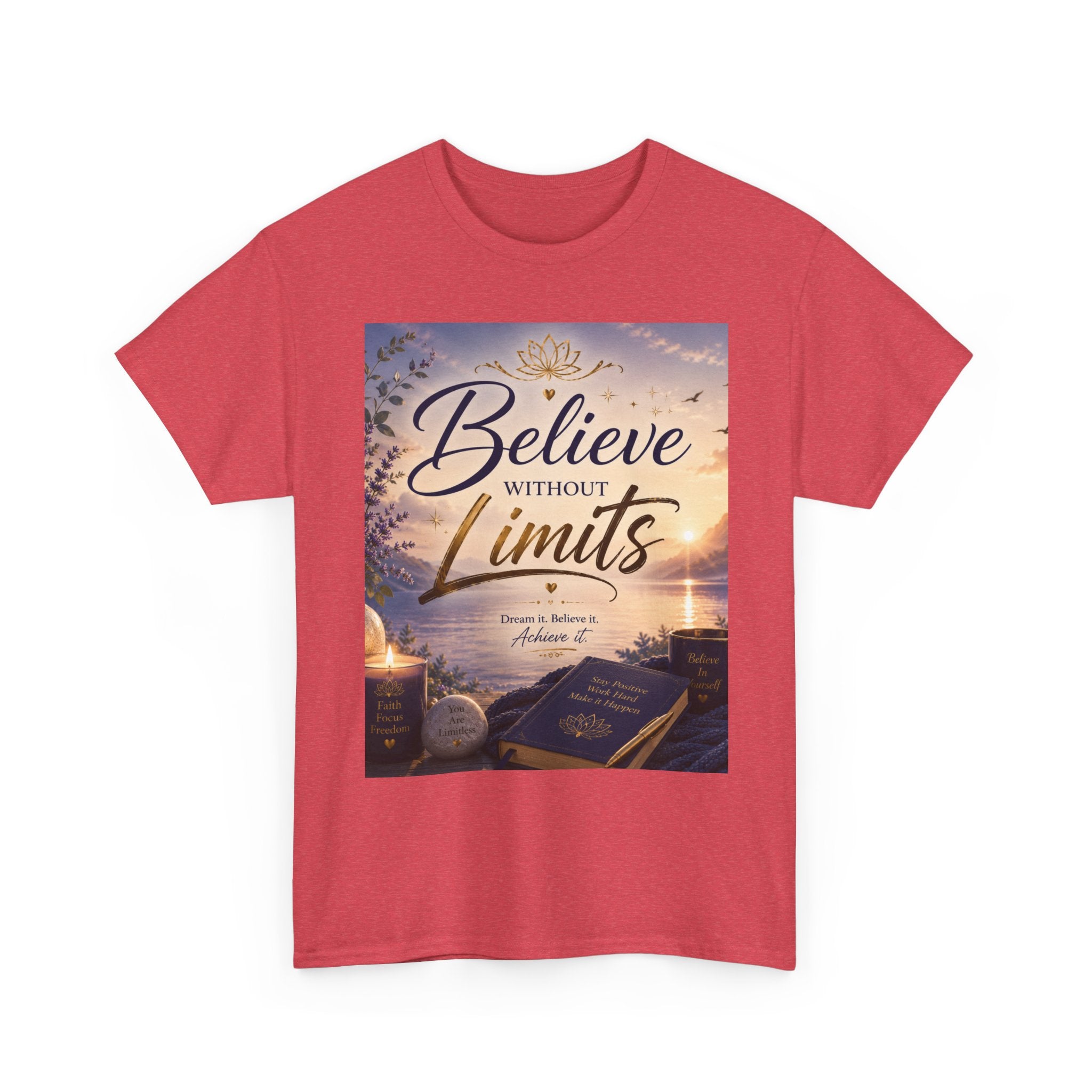 Believe Without Limits T-Shirt — Inspirational Faith Graphic Tee