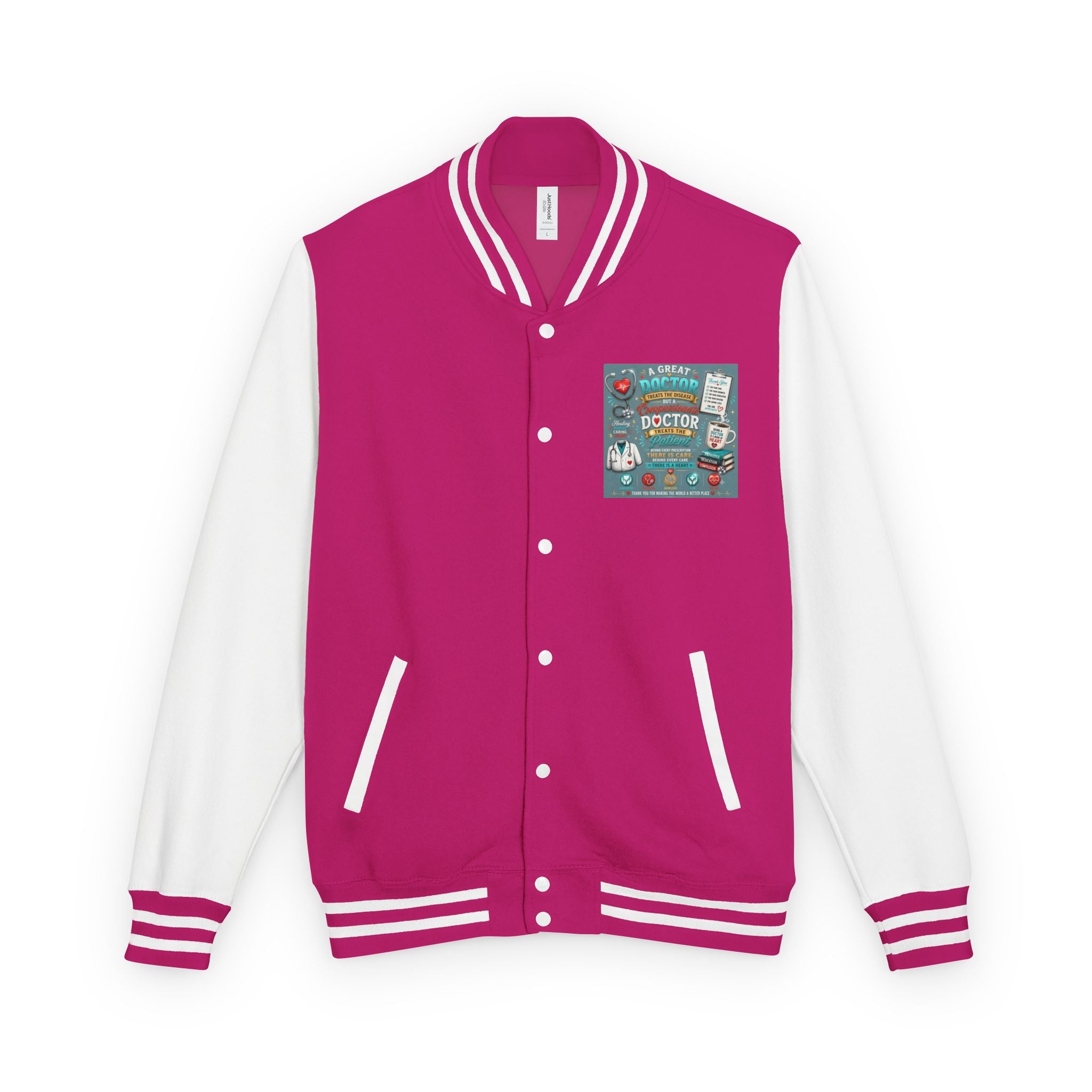 Letterman Jacket — Vintage Doctor Patch Varsity Jacket