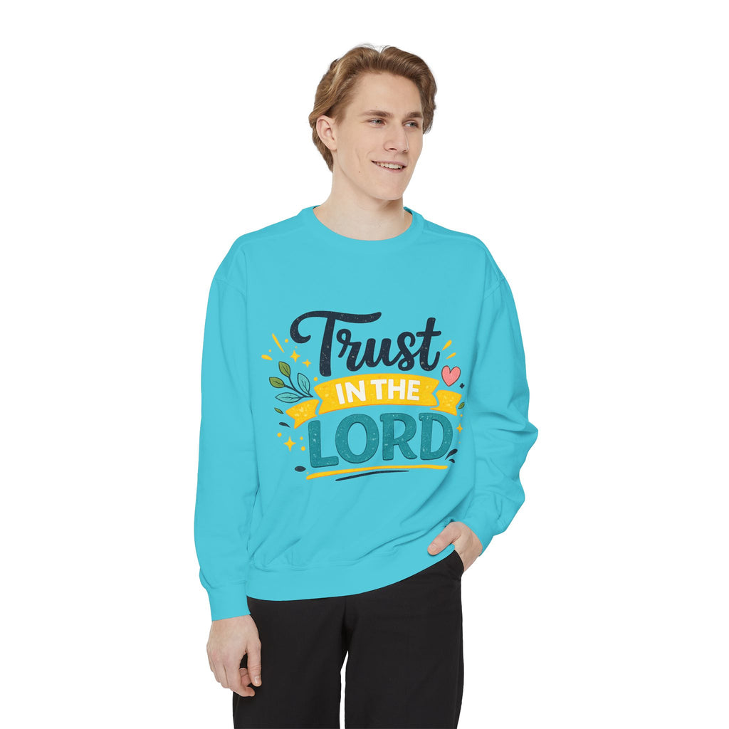 Trust in the Lord Sweatshirt — Inspirational Christian Faith Crewneck
